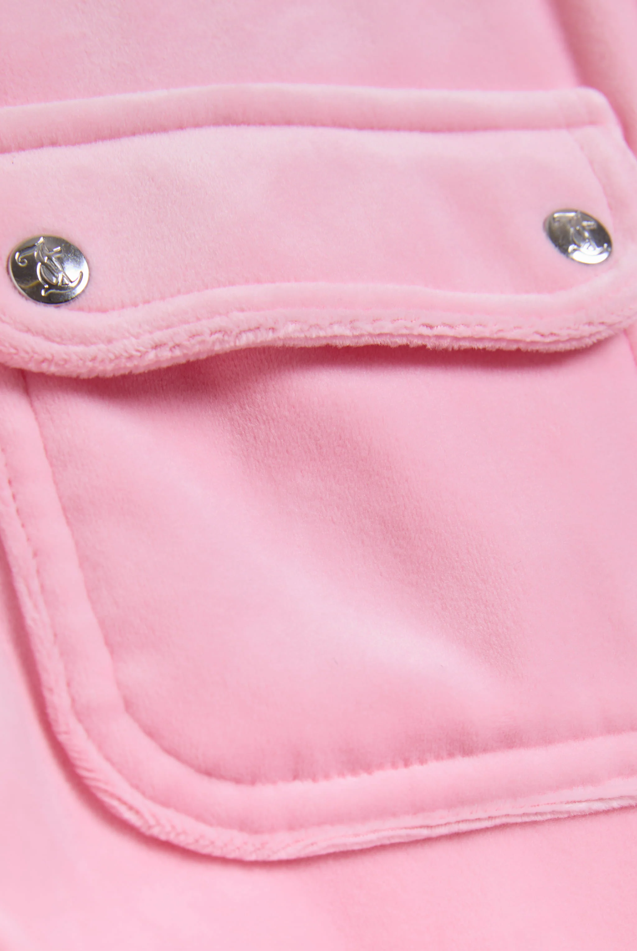 Pantalone in velluto Layla a zampa a vita bassa con tasche colore rosa - Image 9