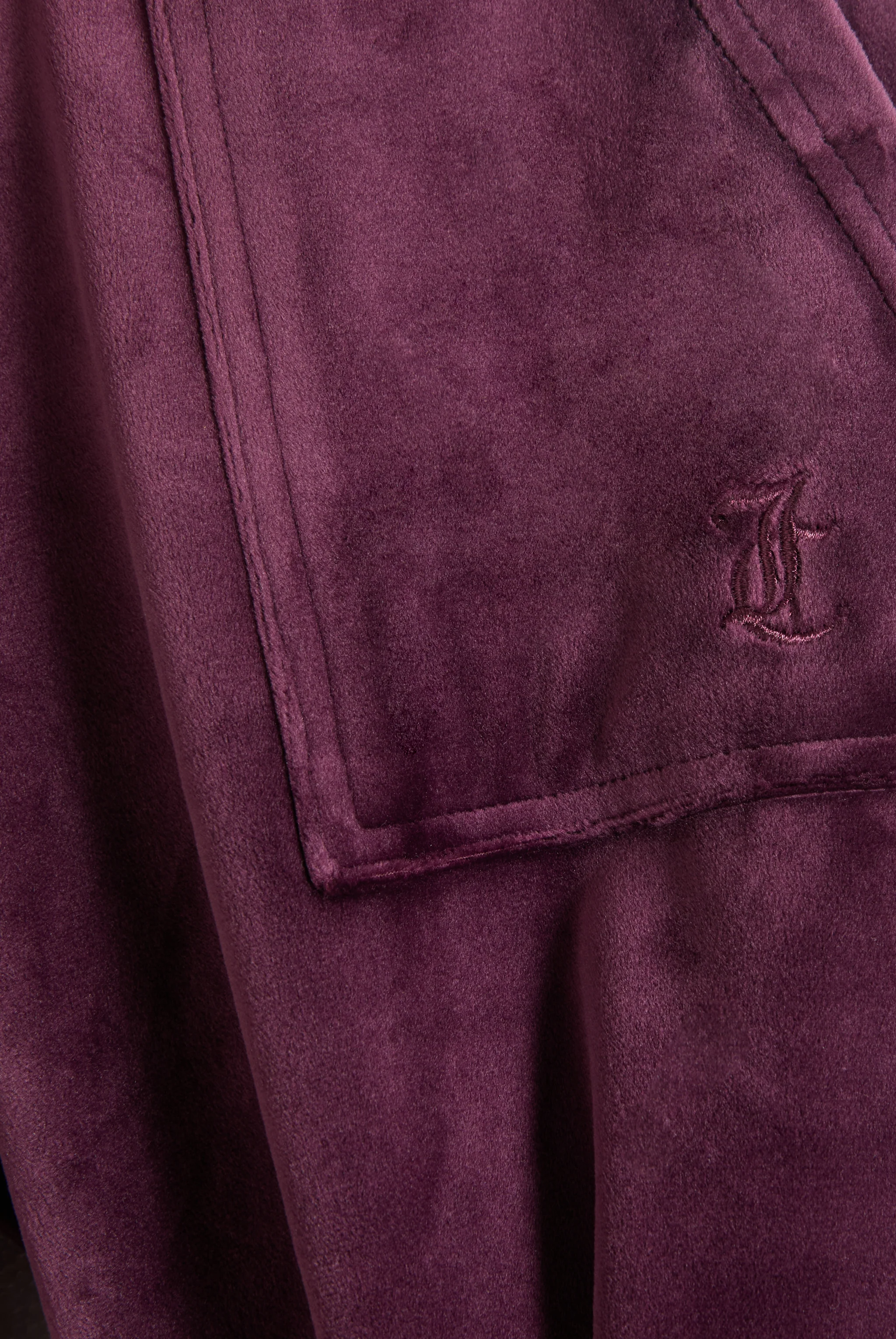 Pantalone Layla a zampa a vita bassa Bordeaux - Image 5