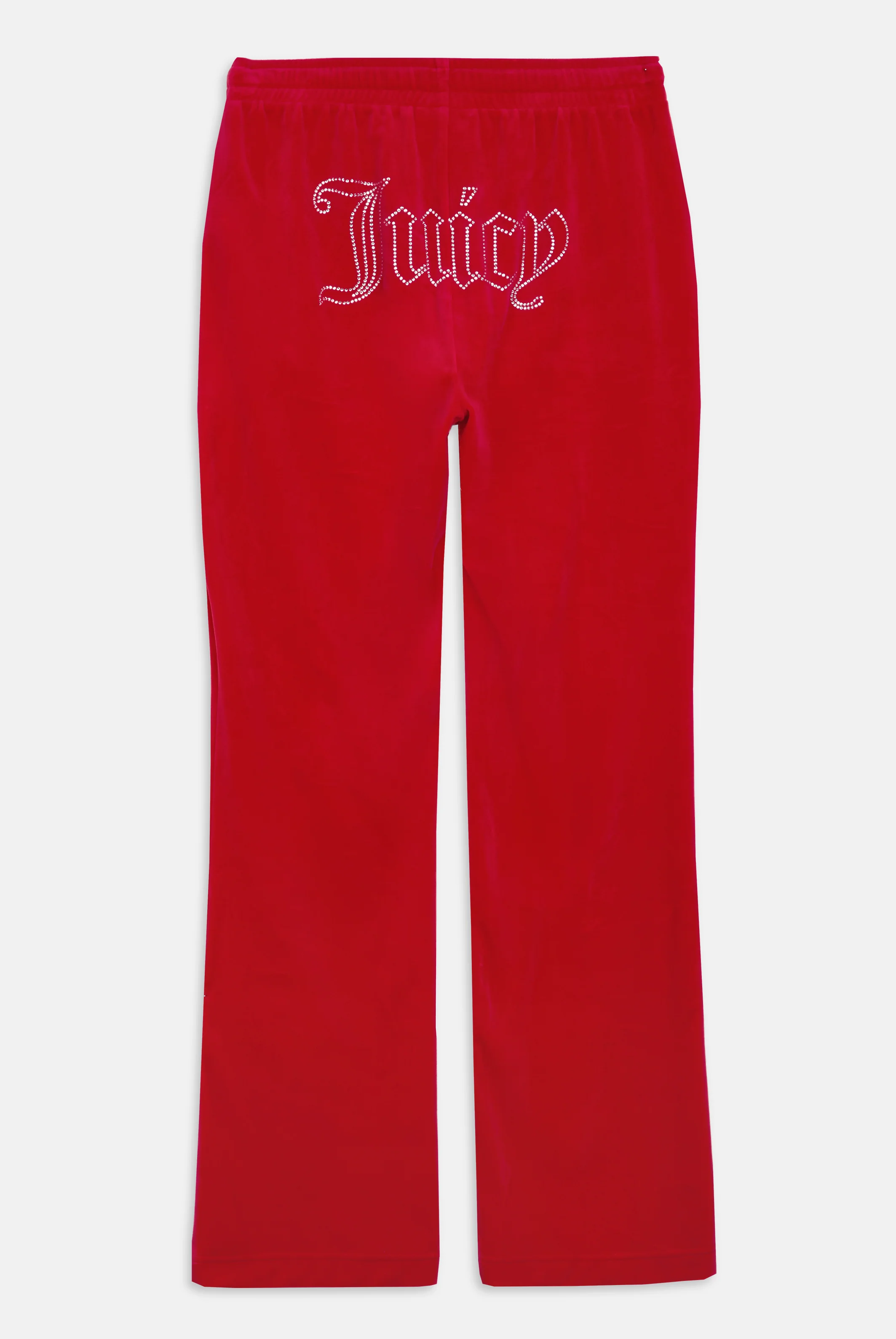 Pantalone Tina Outline a vita media con logo Juicy in diamanti Rosso - Image 2