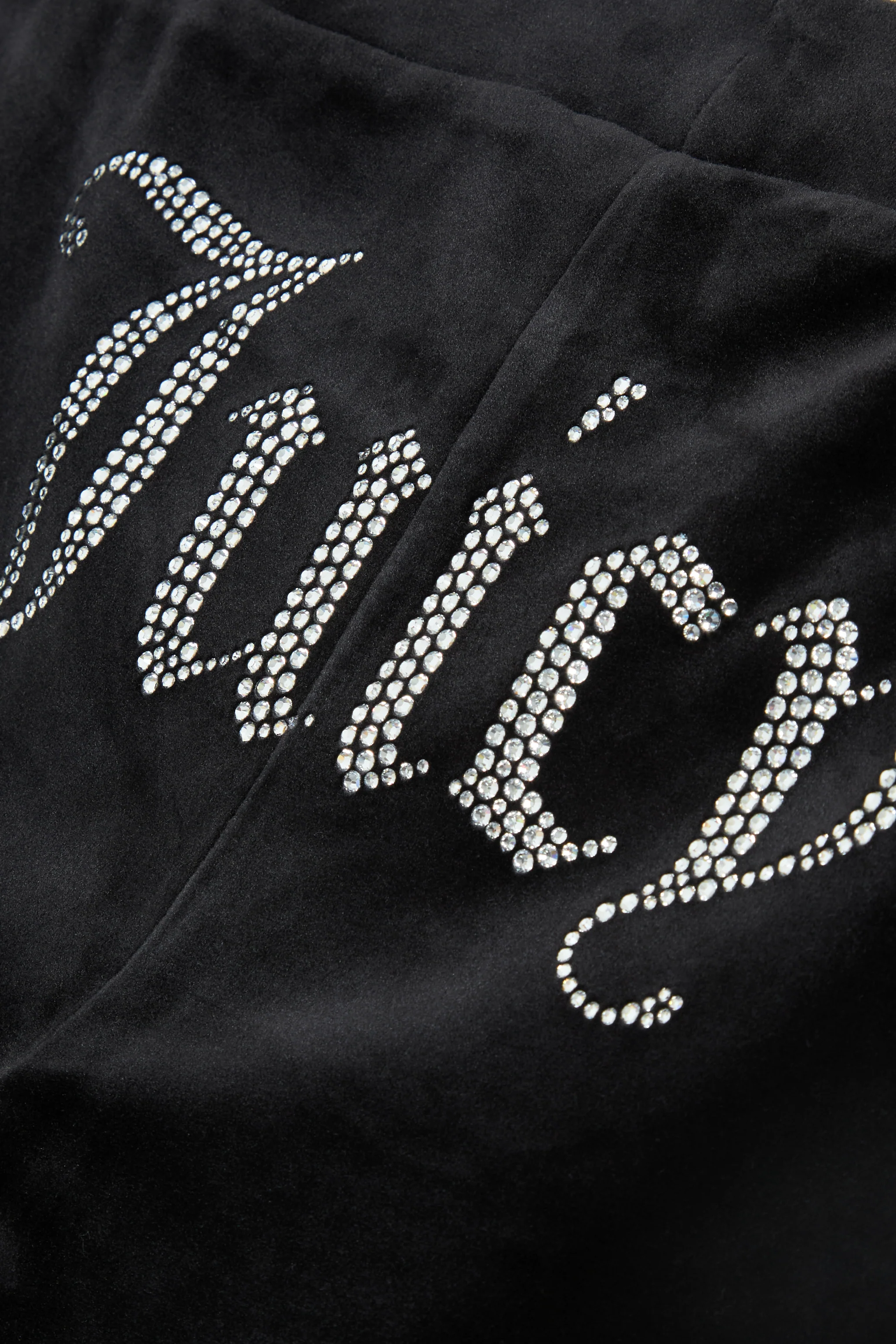 Pantaloni Christine Nero con logo strass sul retro - Image 7