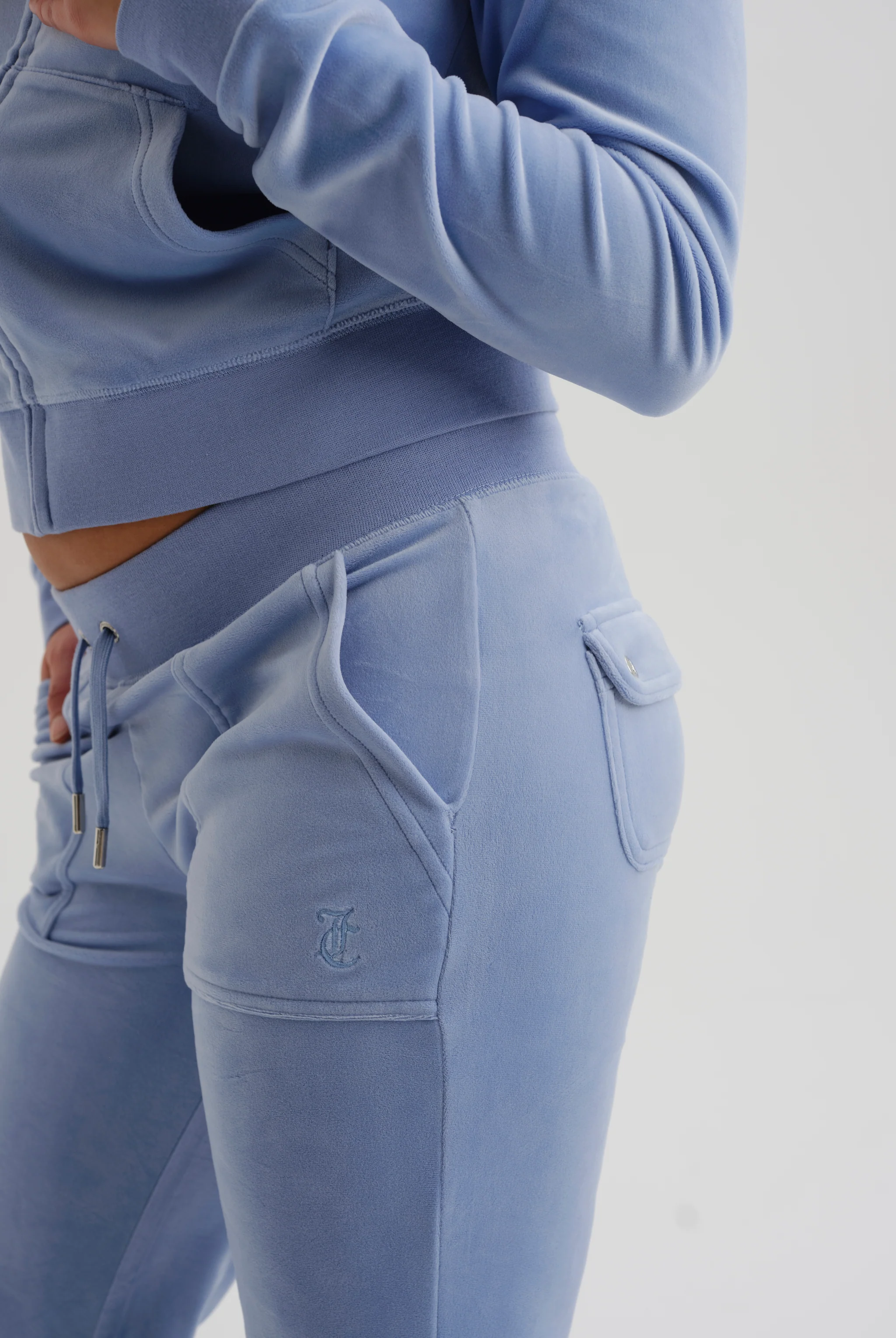 Pantaloni Del Ray Azzurro polvere a gamba dritta - Image 3