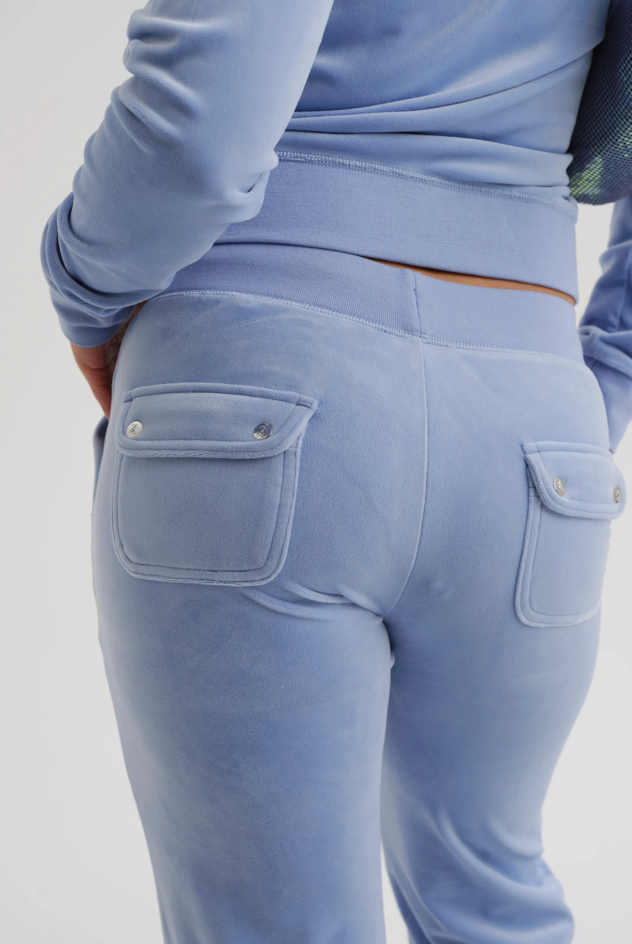 Pantaloni Del Ray Azzurro polvere a gamba dritta - Image 4