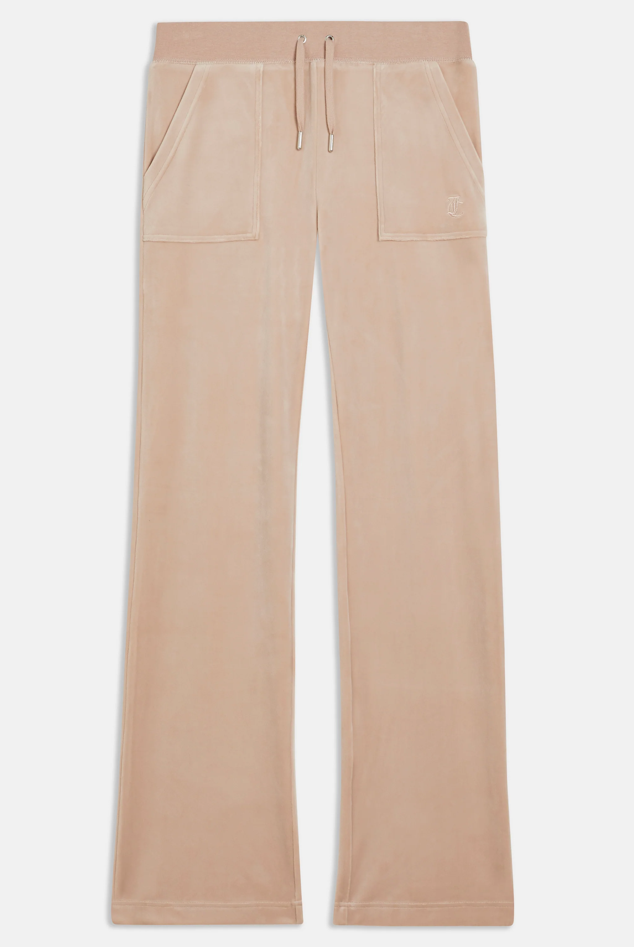 Pantaloni Del Ray Beige talpa a gamba dritta
