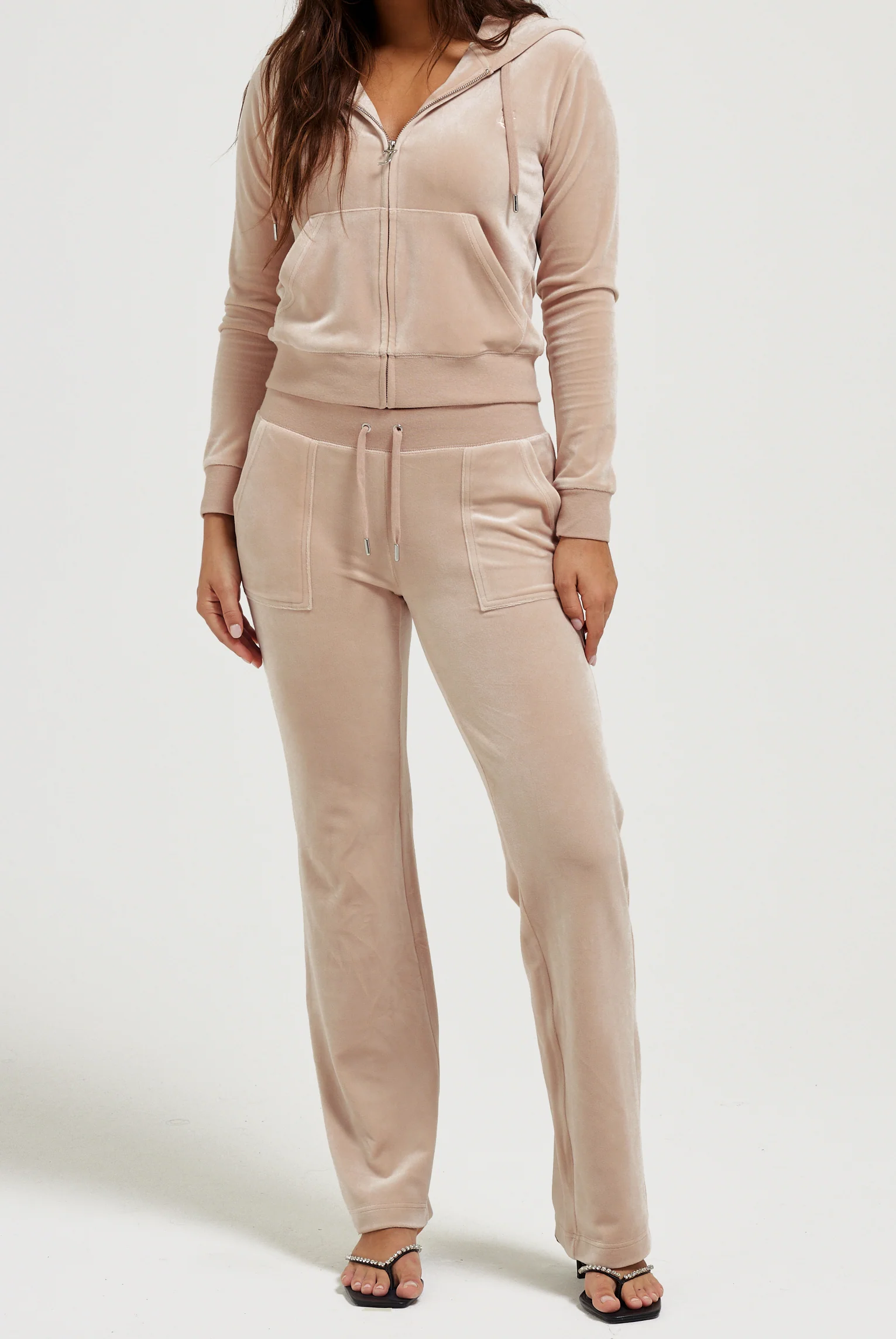 Pantaloni Del Ray Beige talpa a gamba dritta - Image 3