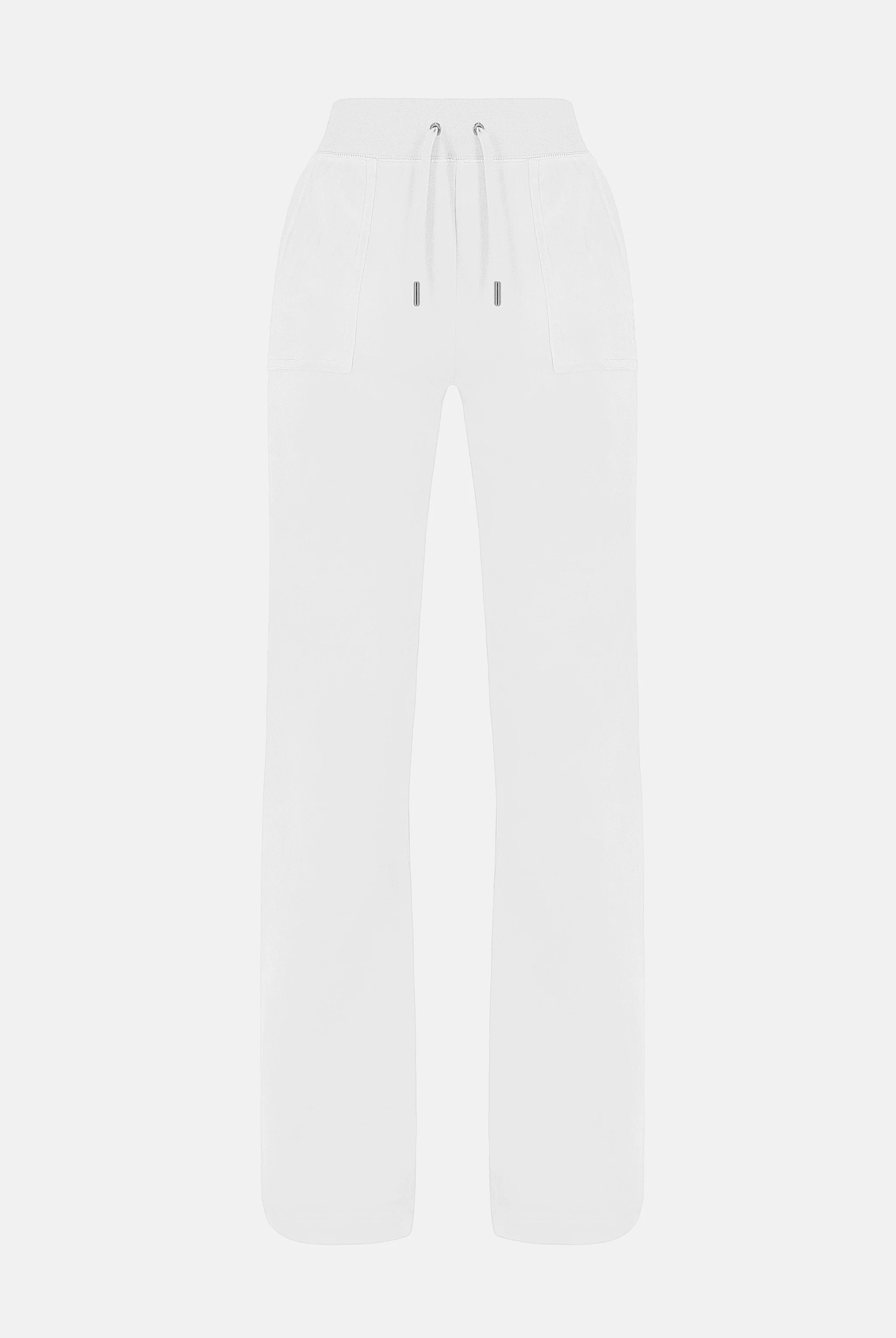 Pantaloni Del Ray Bianco a gamba dritta