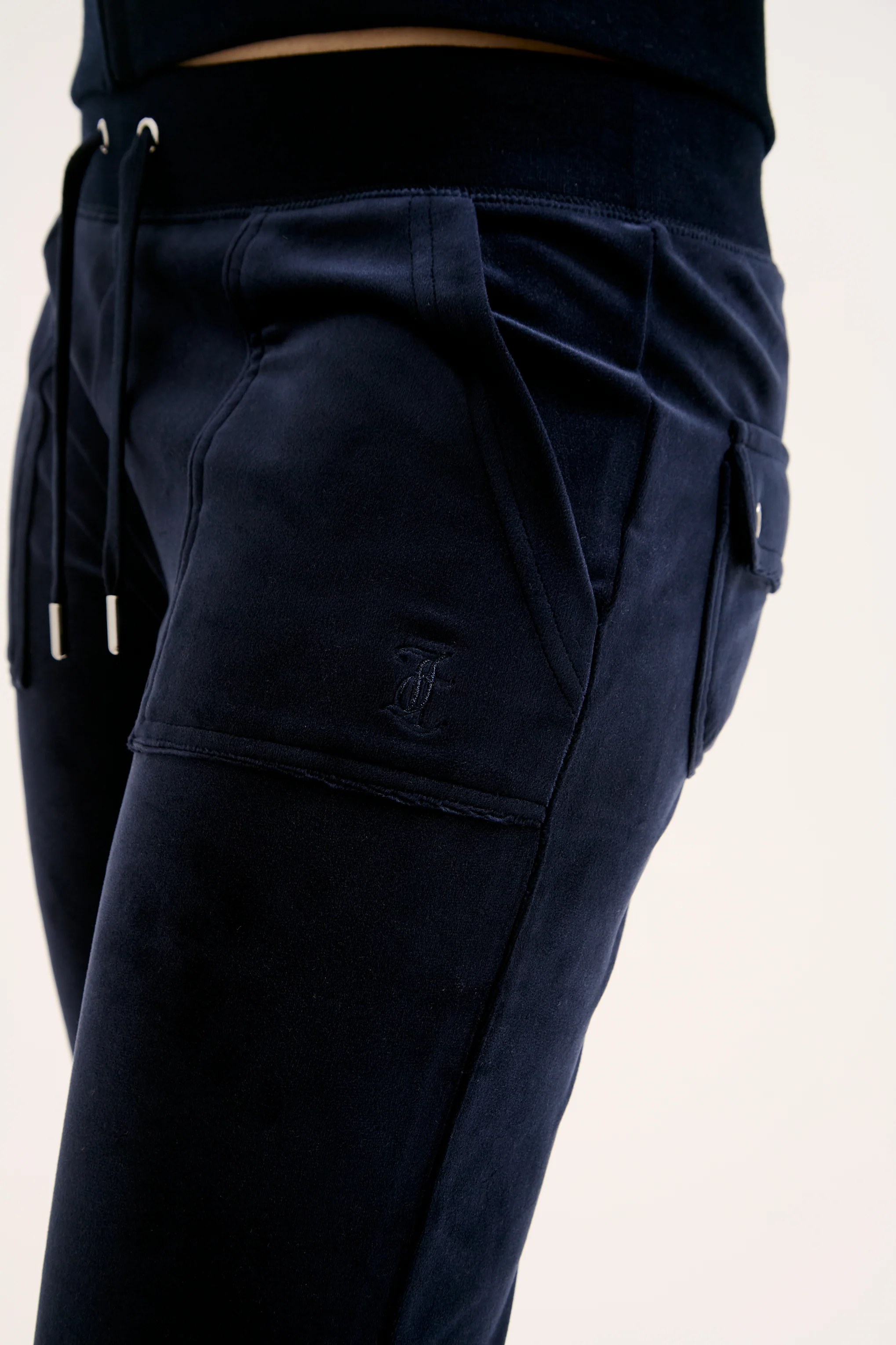 Pantaloni Del Ray Blu notte a gamba dritta - Image 4