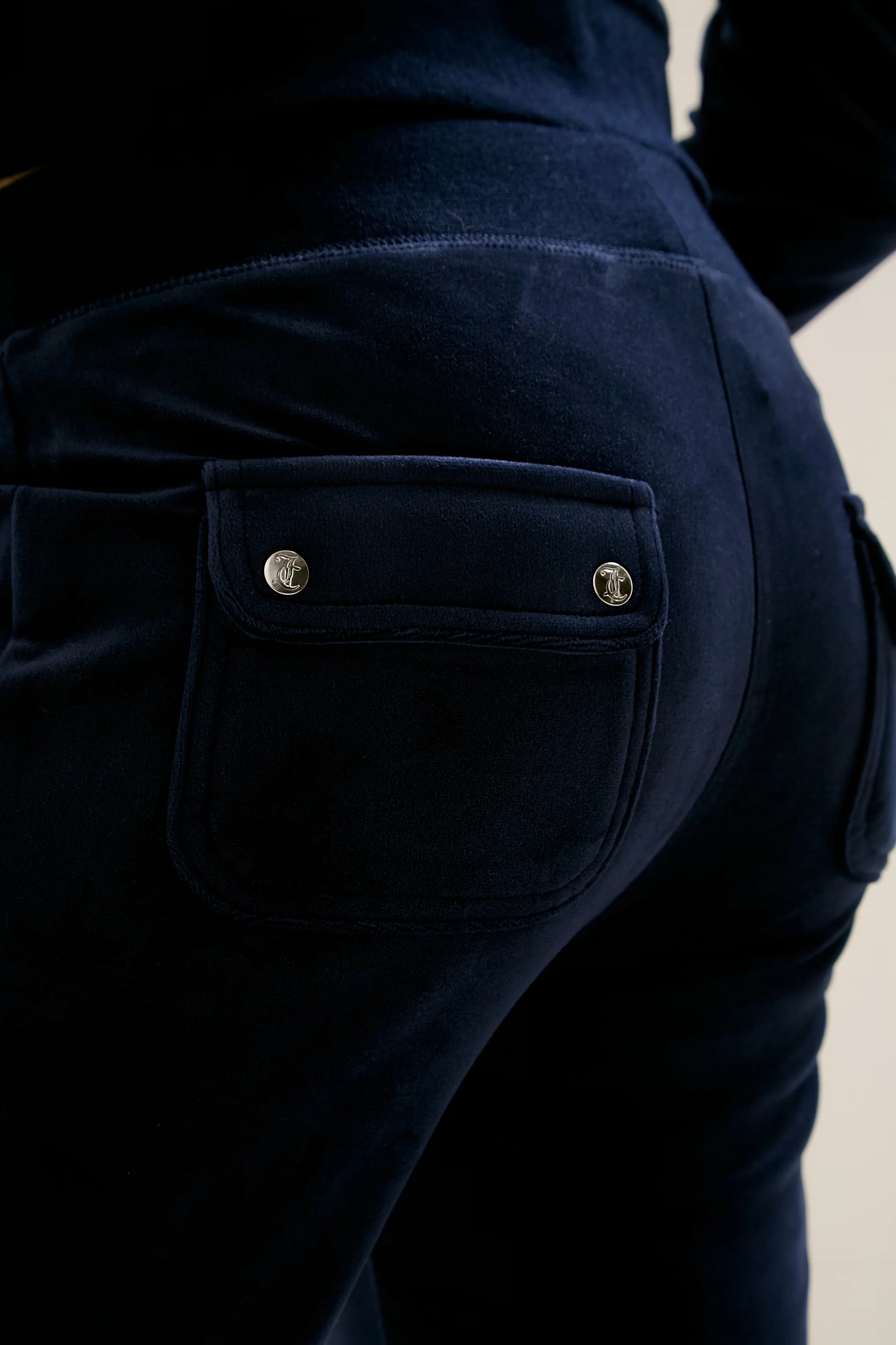 Pantaloni Del Ray Blu notte a gamba dritta - Image 5