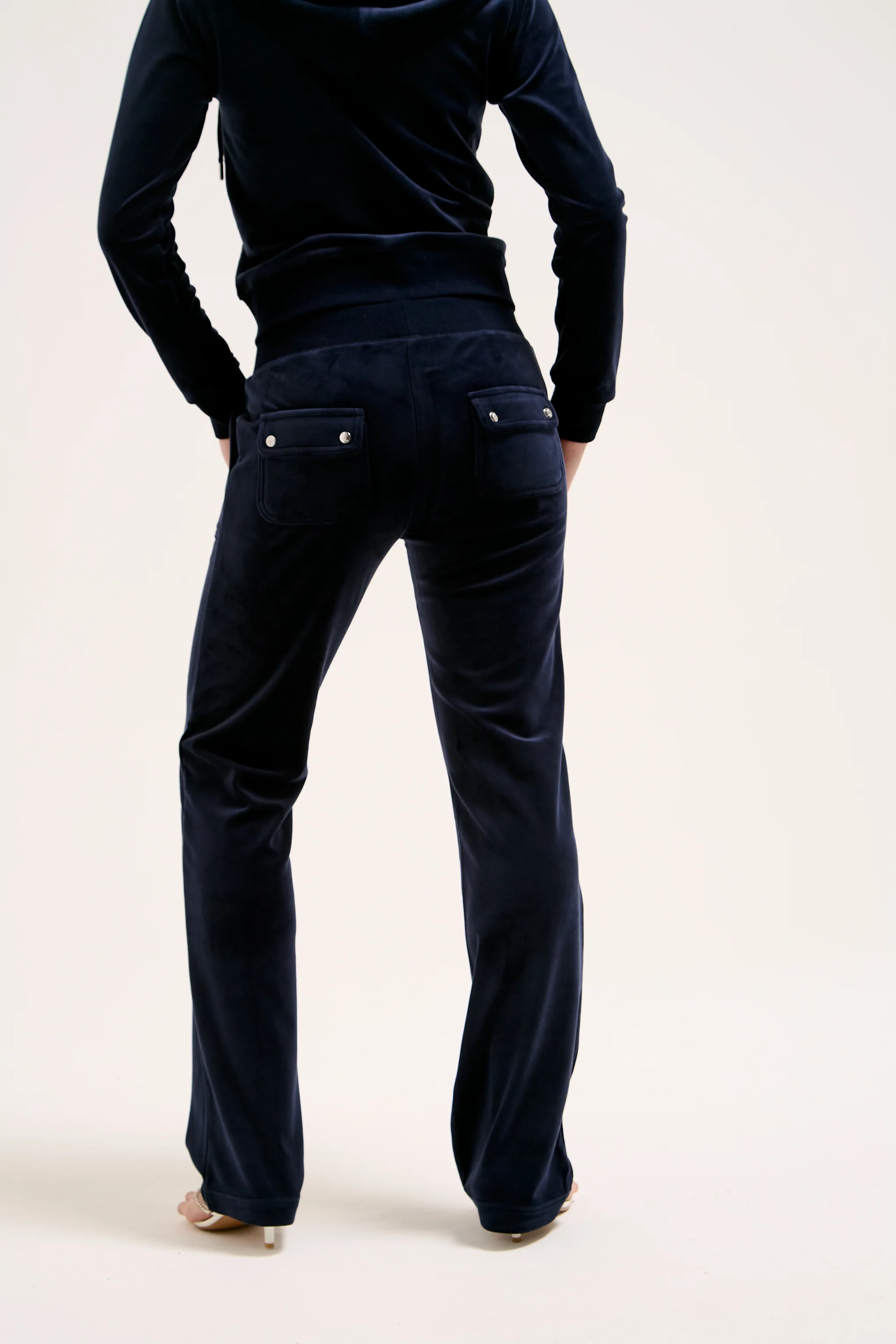 Pantaloni Del Ray Blu notte a gamba dritta - Image 6