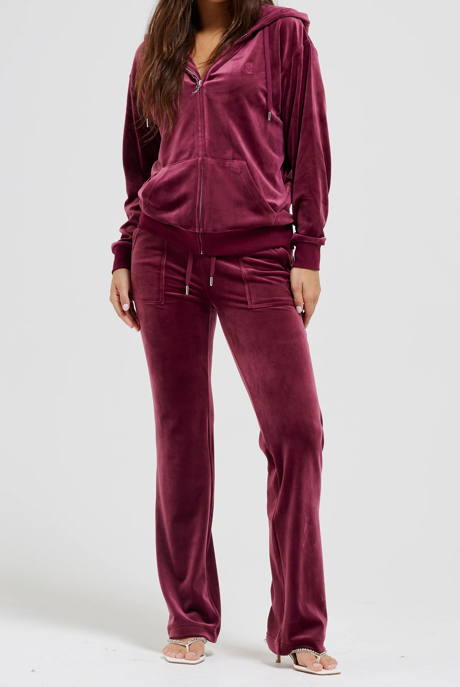 Pantaloni Del Ray Bordeaux a gamba dritta - Image 3