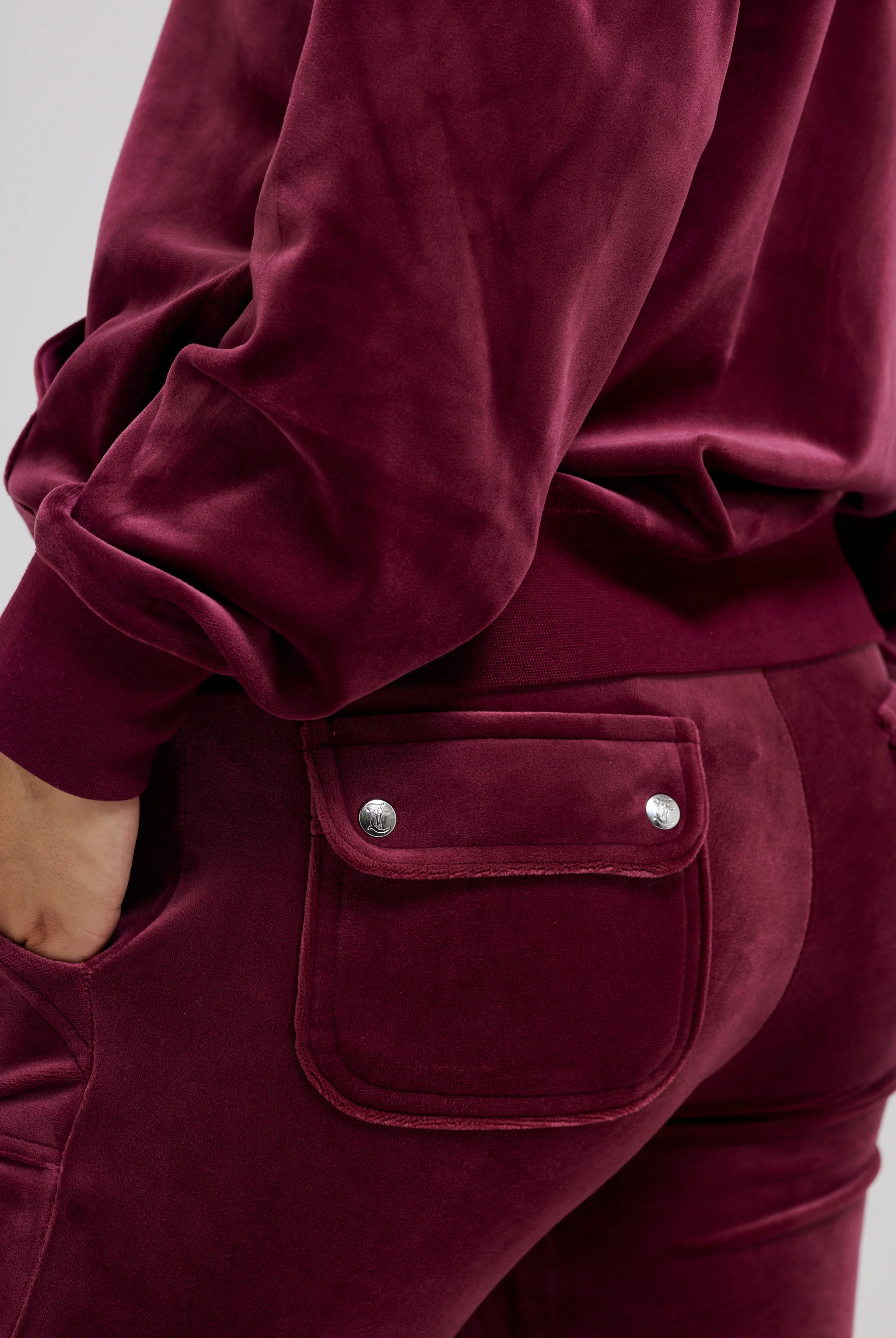 Pantaloni Del Ray Bordeaux a gamba dritta - Image 5