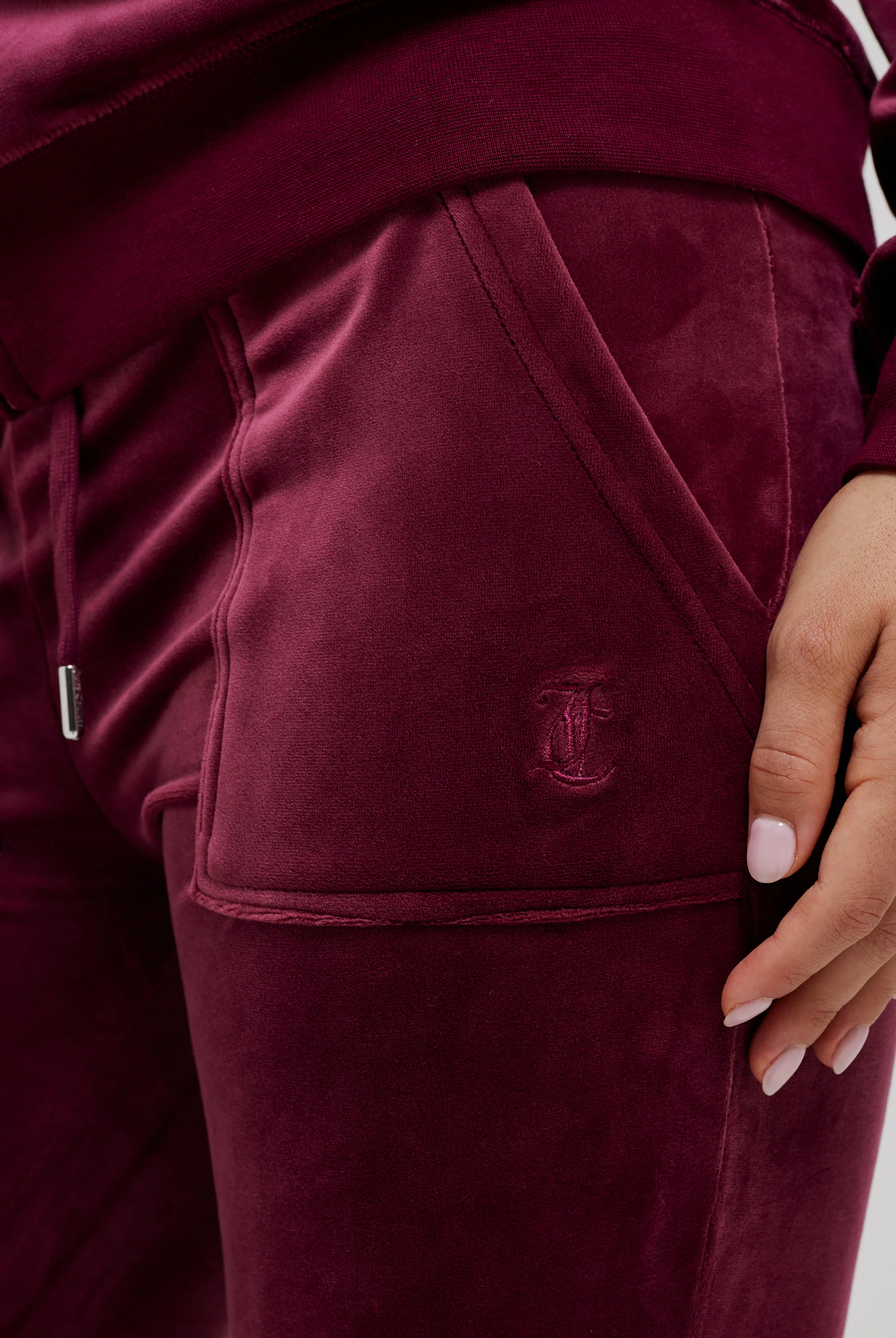 Pantaloni Del Ray Bordeaux a gamba dritta - Image 8