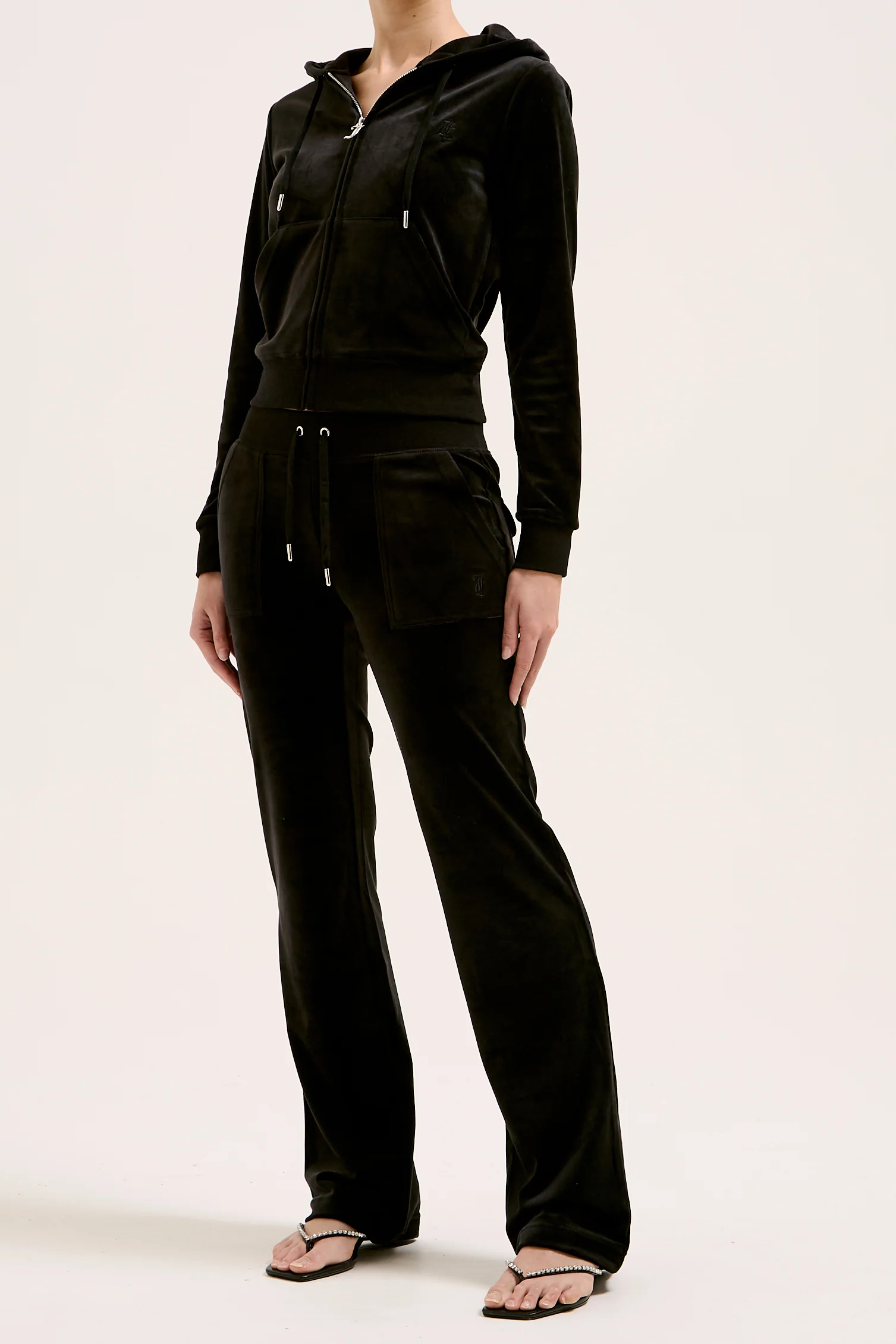 Pantaloni Del Ray Nero a gamba dritta - Image 3