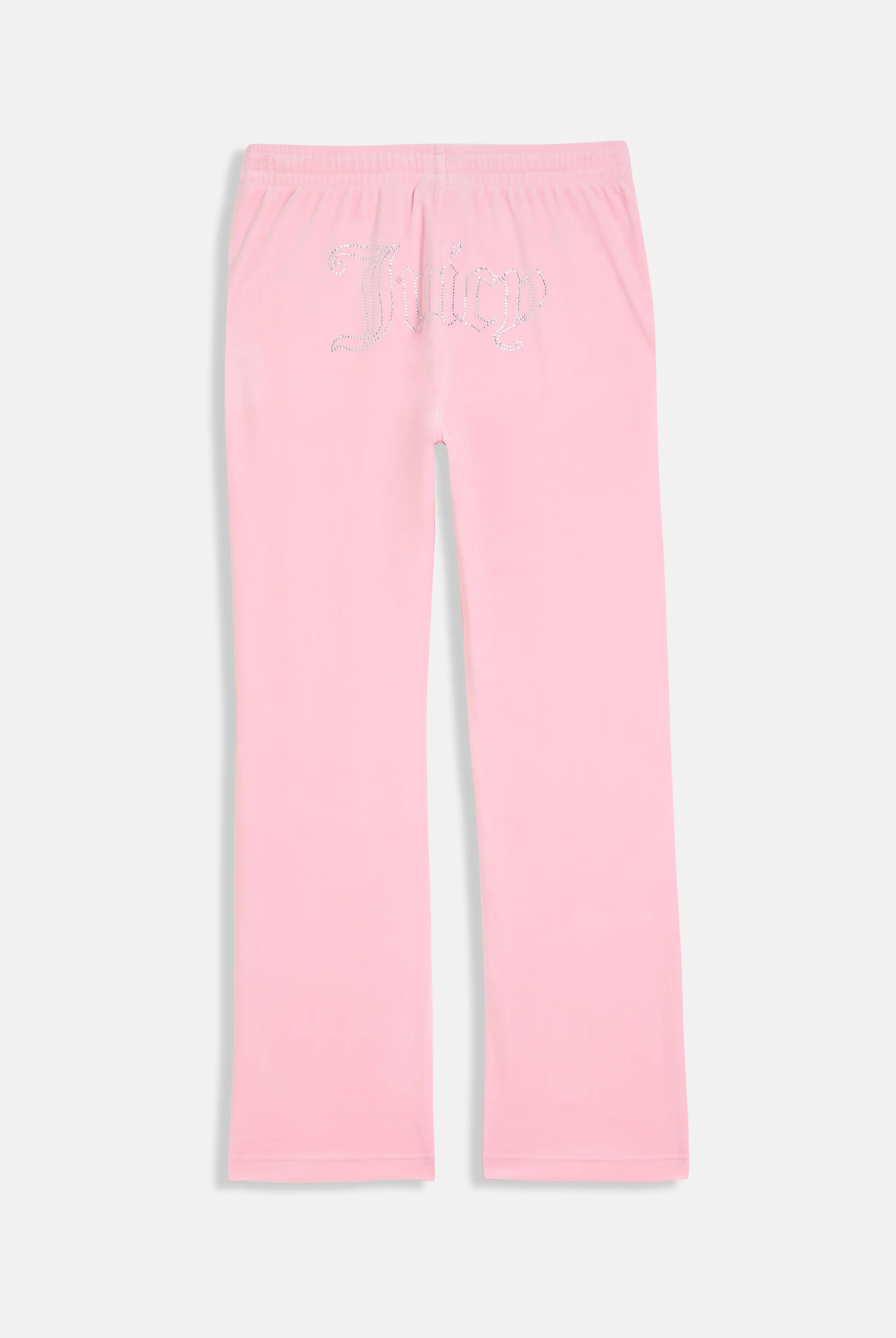 Pantaloni in velluto Tina con logo Juicy in strass colore Rosa - Image 2