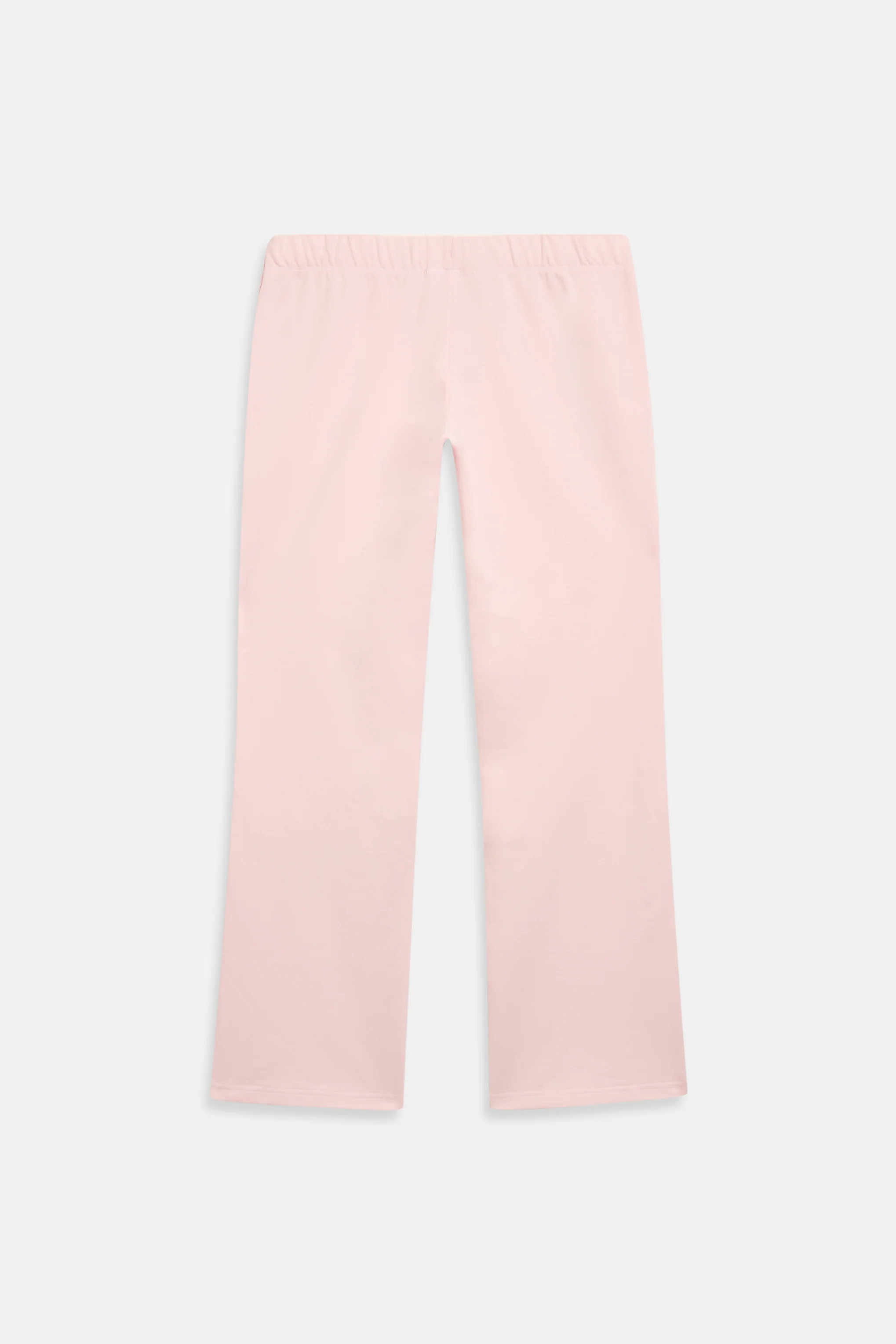 Pantaloni Juicy a gamba dritta in jersey con bande laterali e stampa logo colore Rosa - Image 2