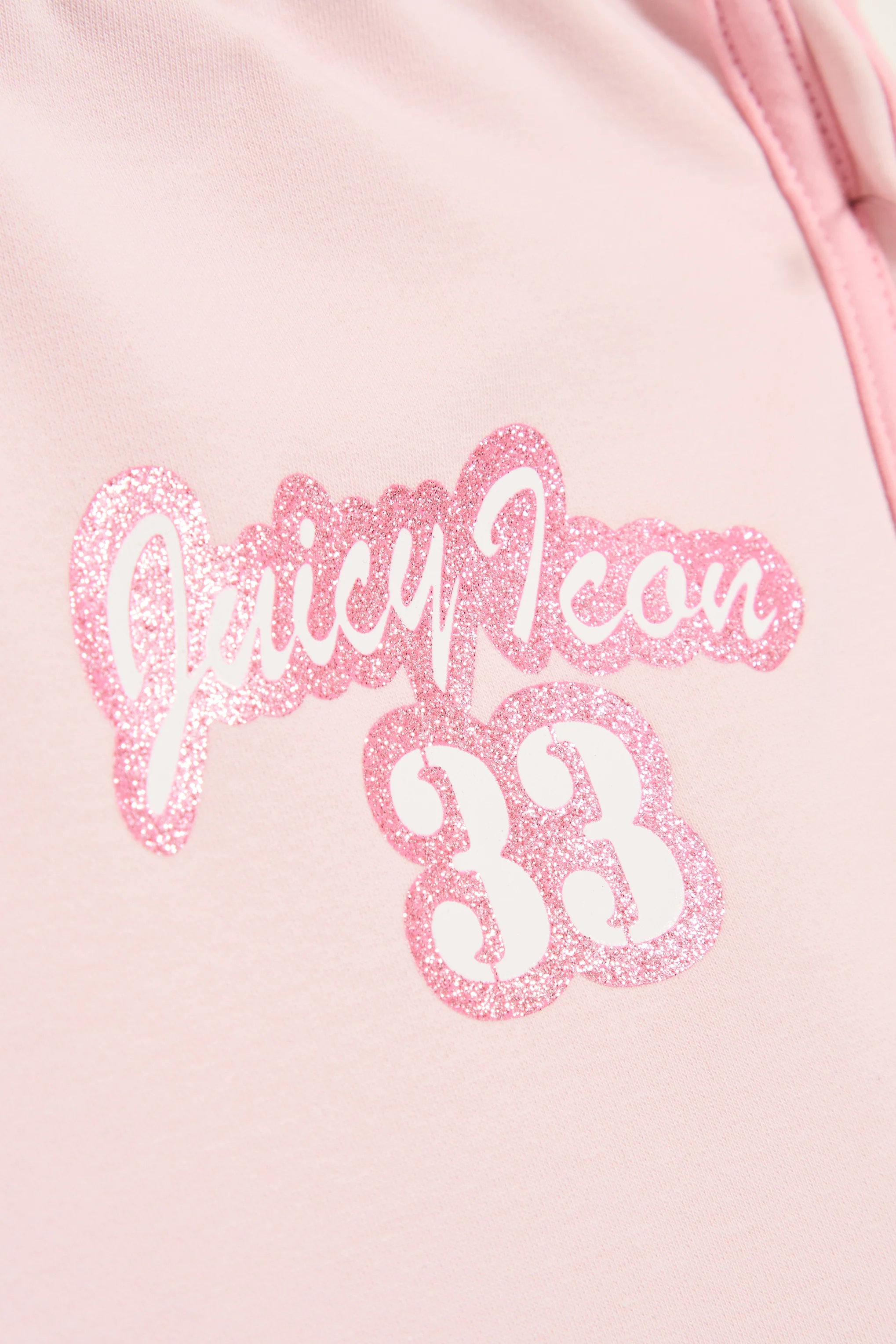 Pantaloni Juicy a gamba dritta in jersey con bande laterali e stampa logo colore Rosa - Image 7