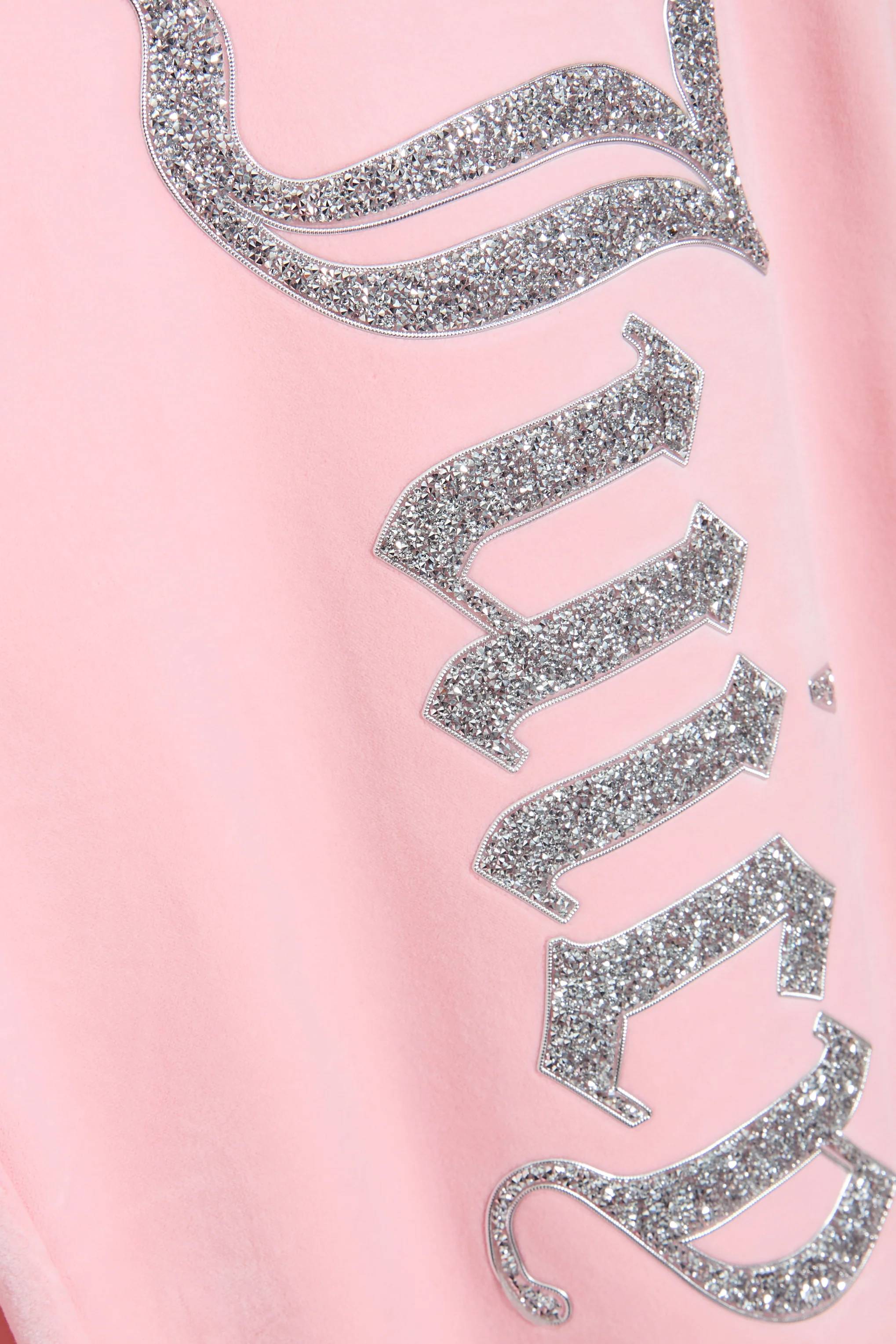 Pantaloni Layla Rosa Juicy a vita bassa con logo strass - Image 7