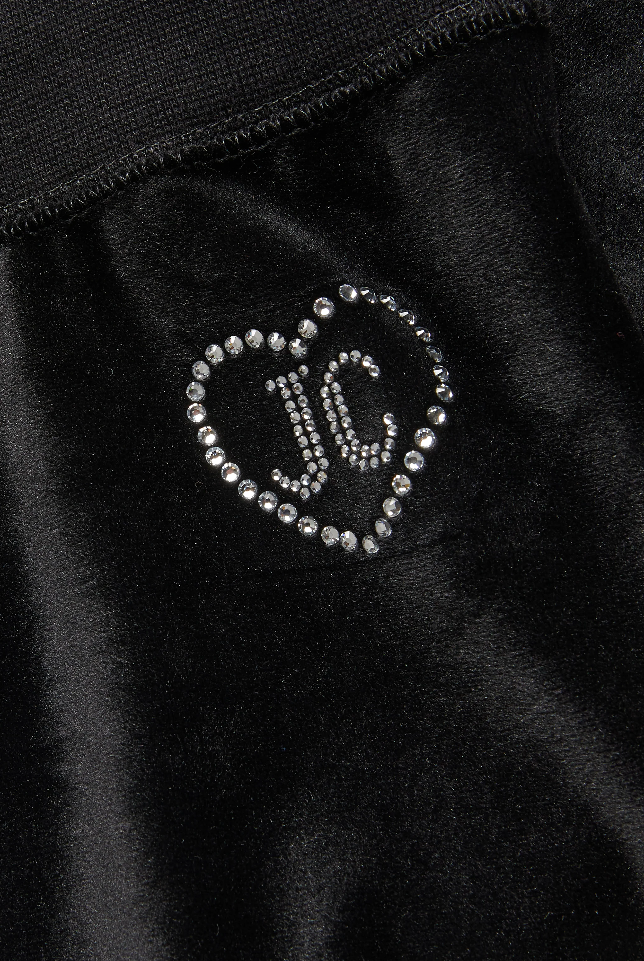 Pantaloni Rodeo Nera wide leg con logo strass - Image 3