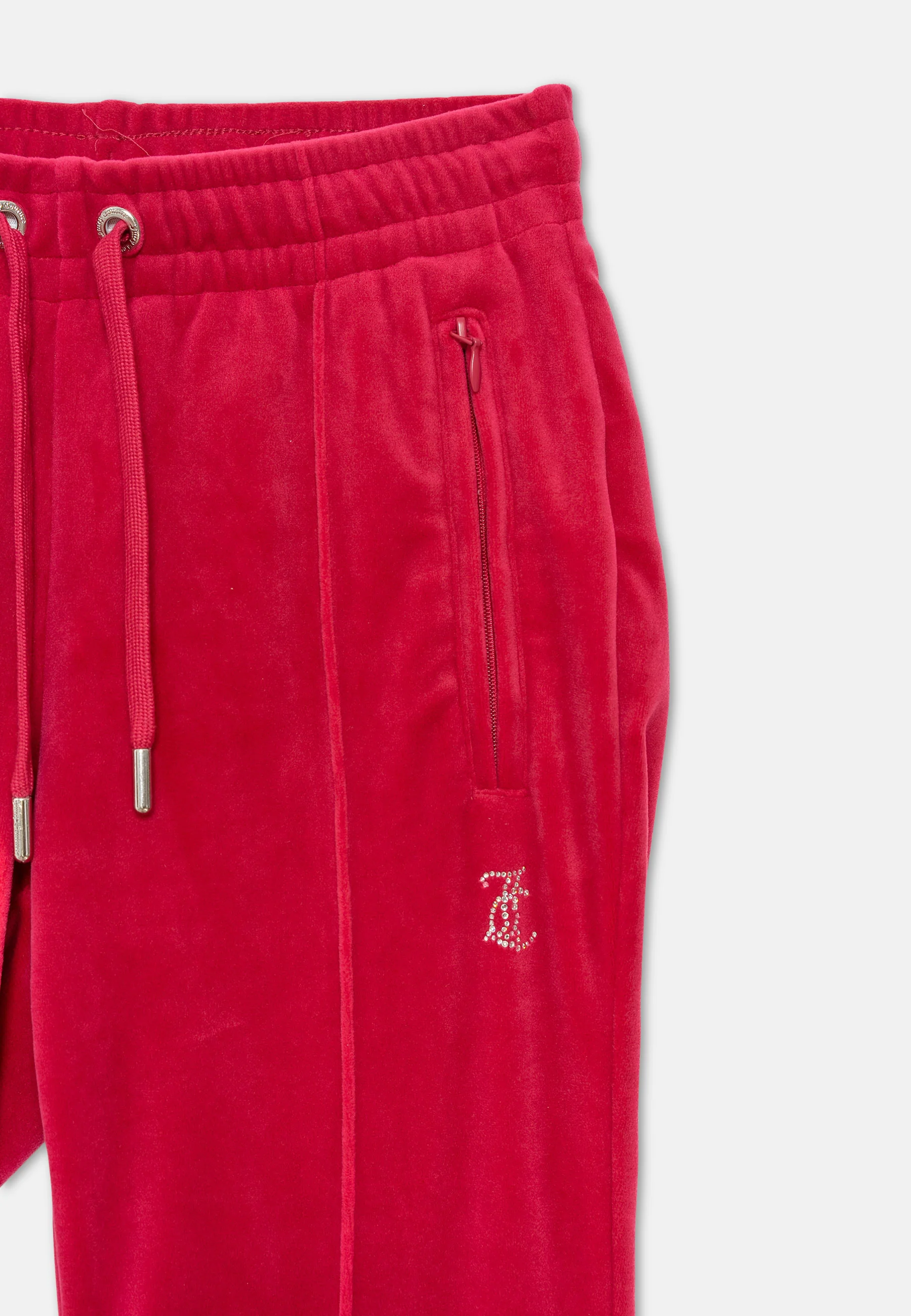 Pantaloni Tina Fuxia con maxi logo strass - Image 2
