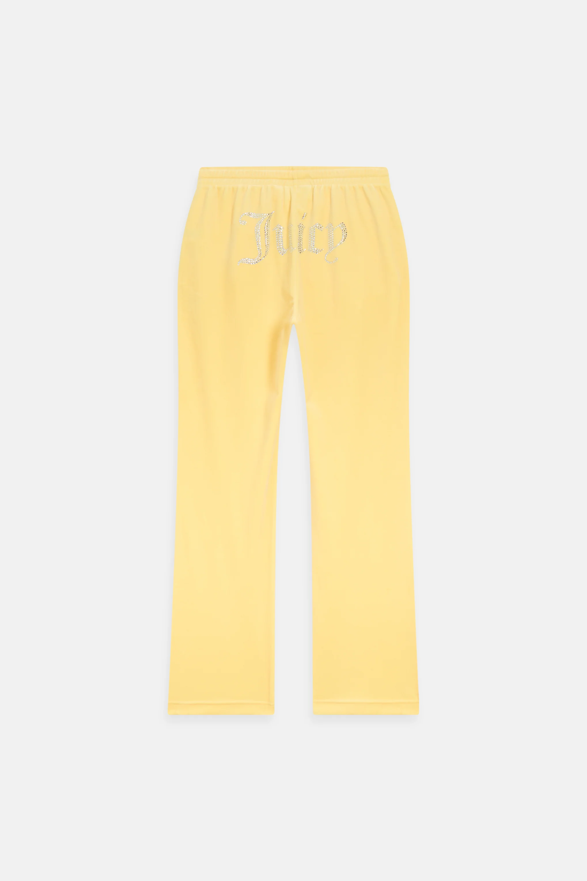 Pantaloni Tina Giallo limone con maxi logo strass - Image 2