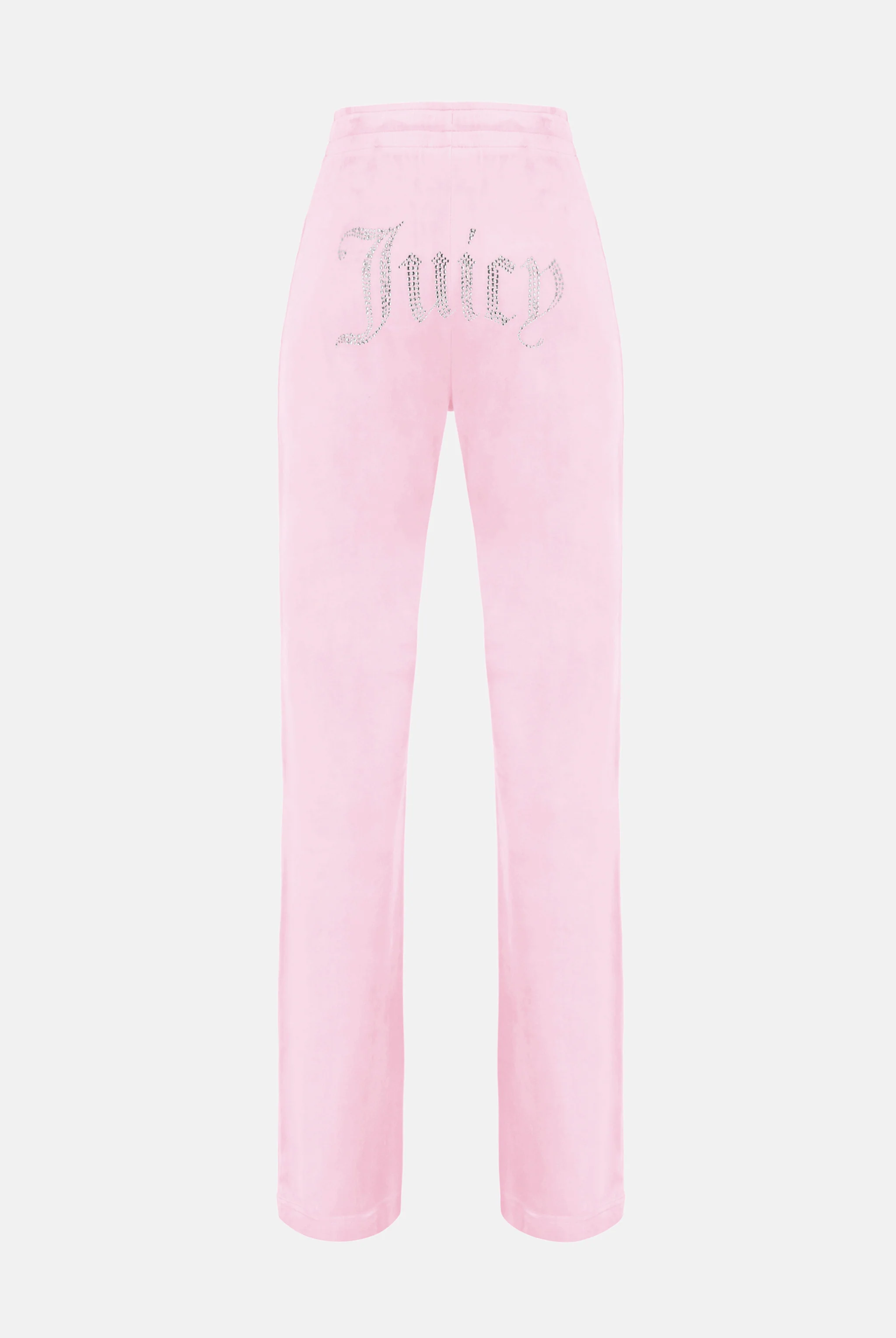 Pantaloni Tina Rosa ciliegio con maxi logo strass - Image 2