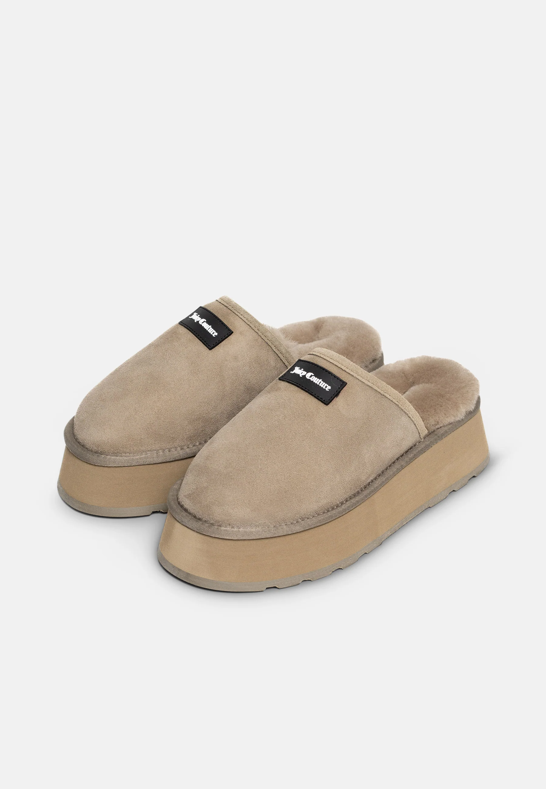 Pantofole Gaggie Clog in camoscio Beige - Image 3