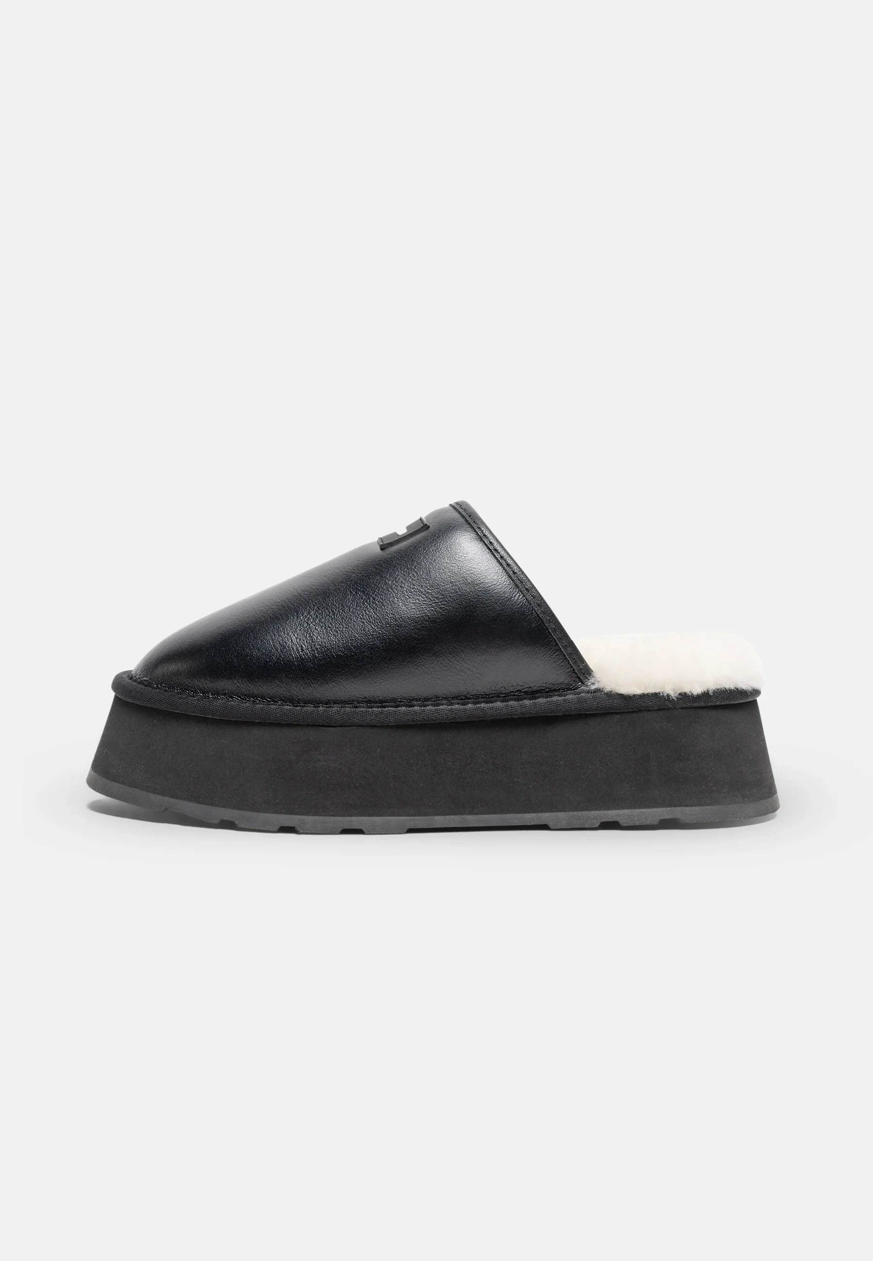 Pantofole Gaggie Clog in pelle Nero - Image 3