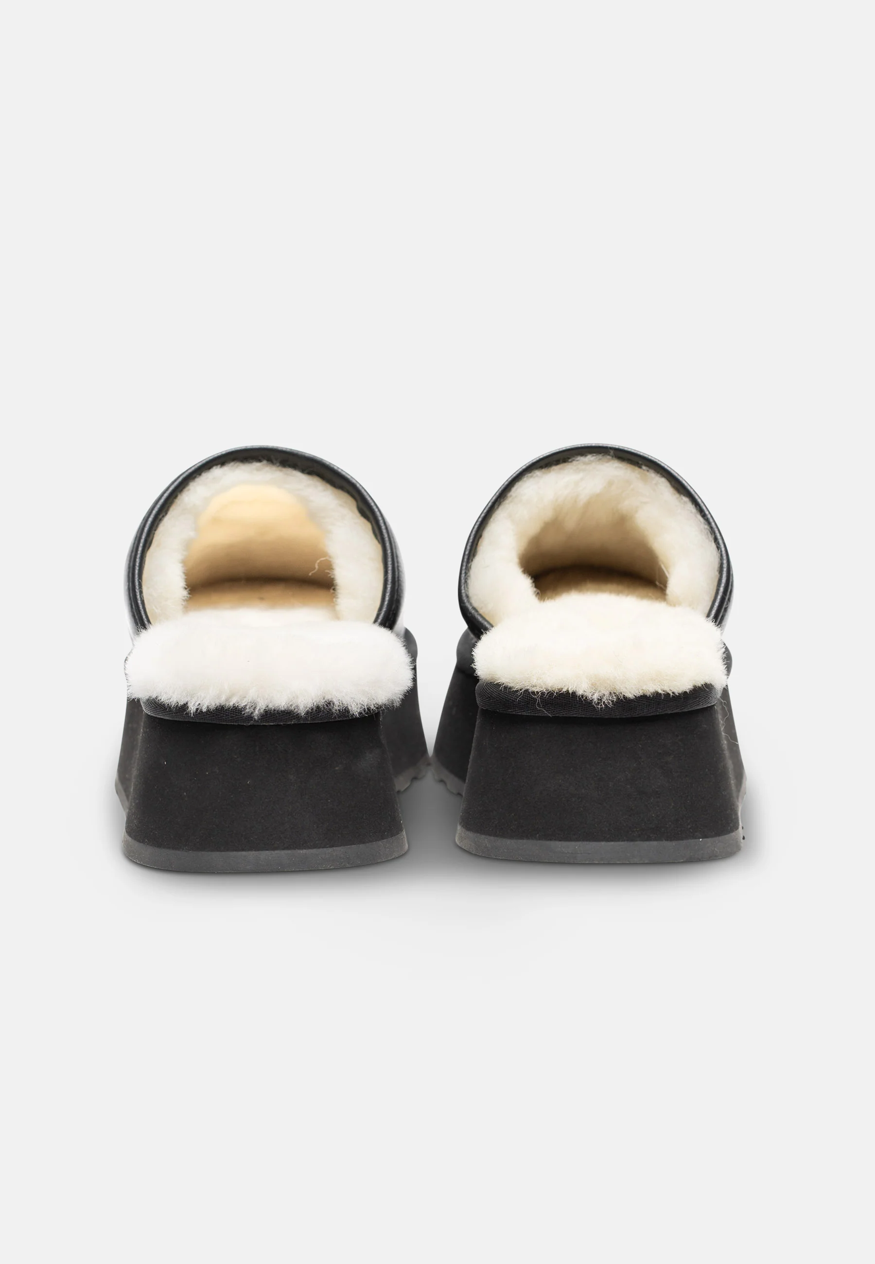 Pantofole Gaggie Clog in pelle Nero - Image 4