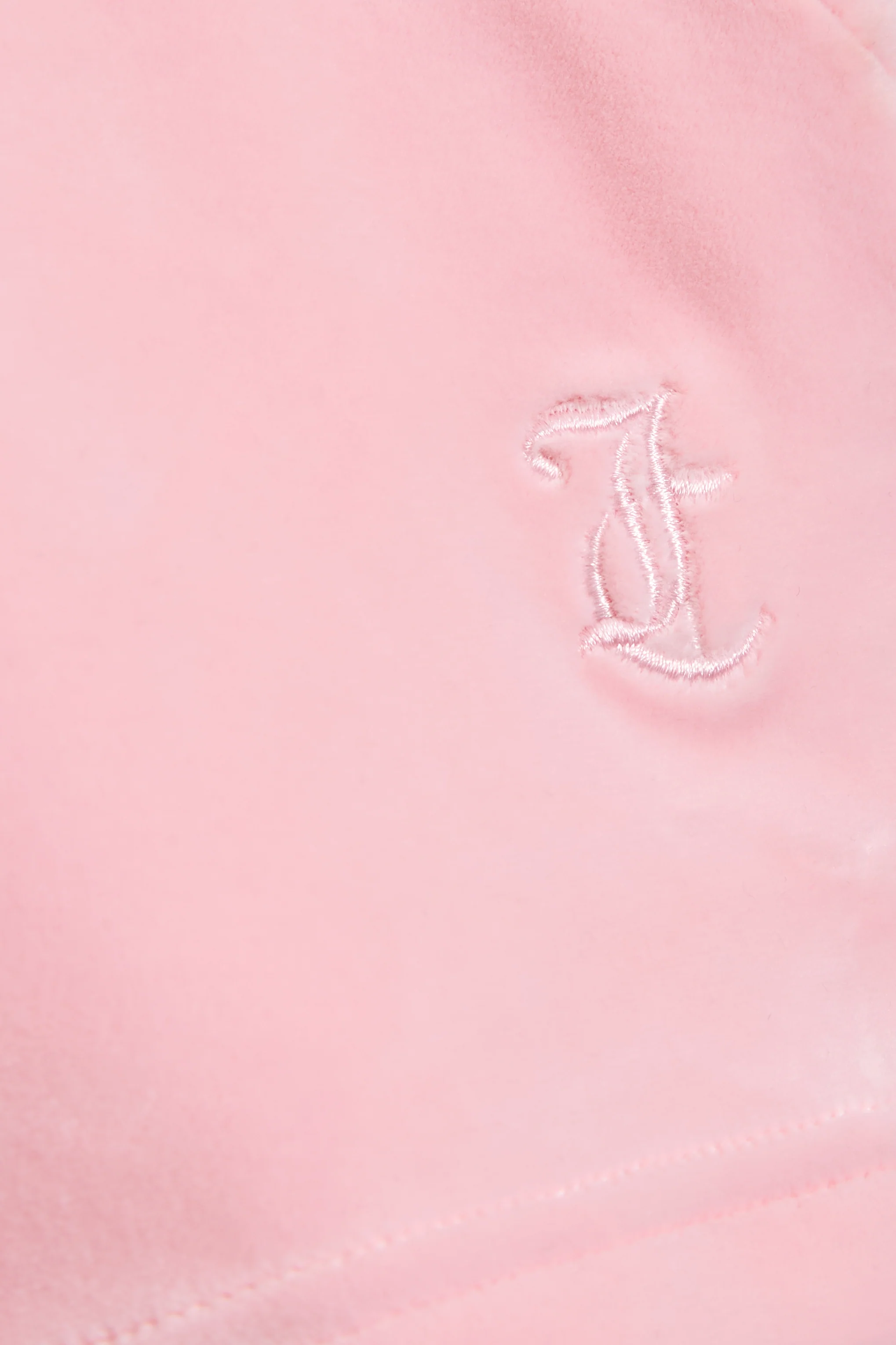 Pantoloncini in velluto Eve con tasche e ricamo JC colore rosa - Image 6