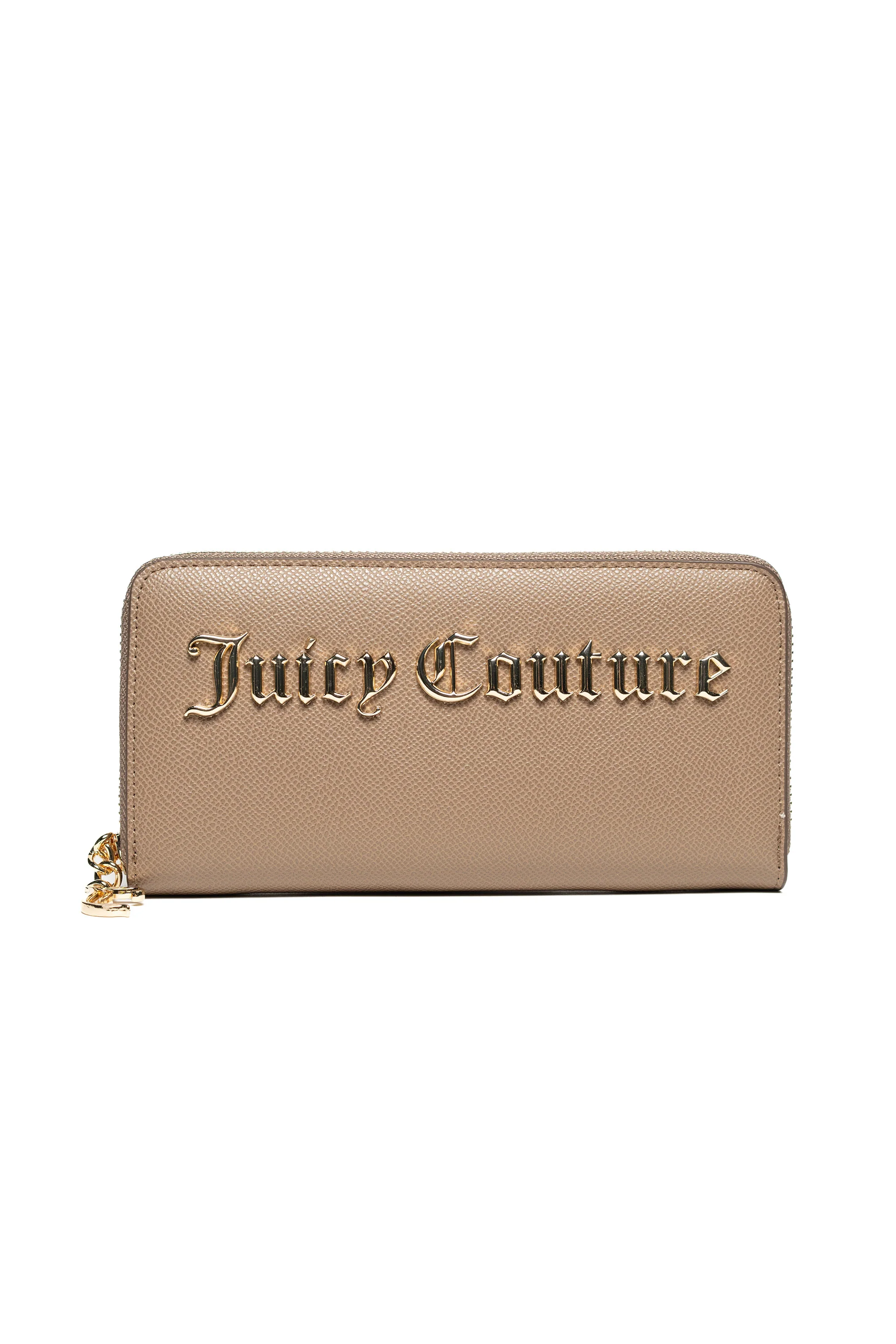 Portafoglio Jasmine con zip in ecopelle colore Beige