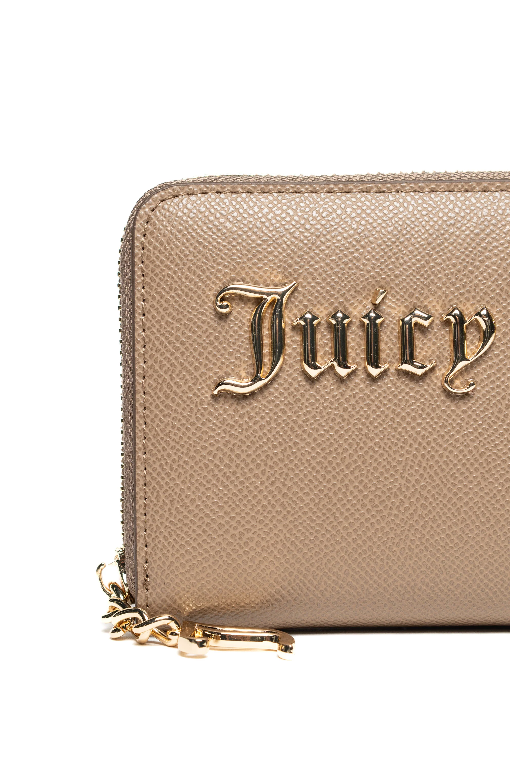 Portafoglio Jasmine con zip in ecopelle colore Beige - Image 3