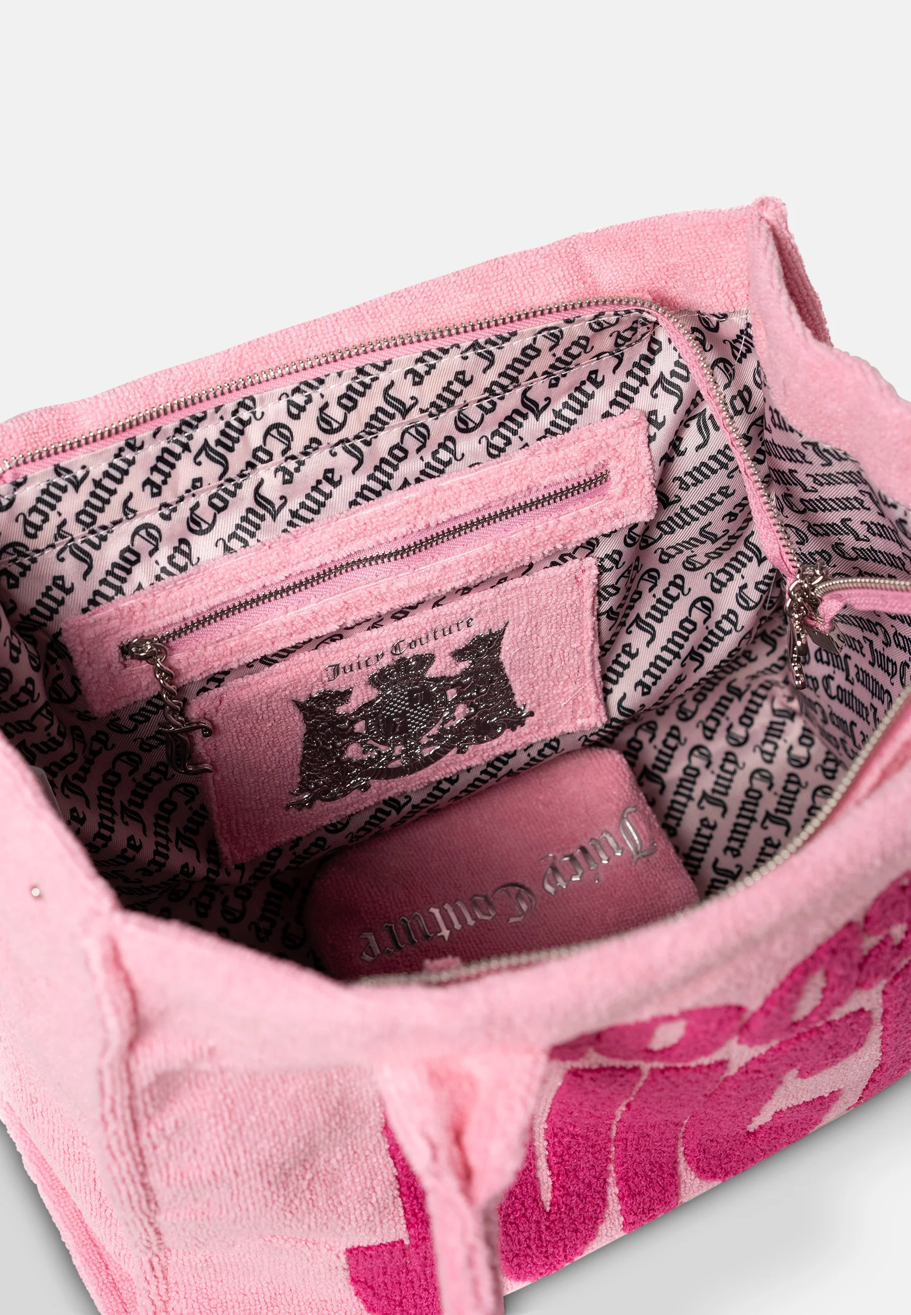 Shopper Iris Rosa ciliegio effetto bouclé - Image 4