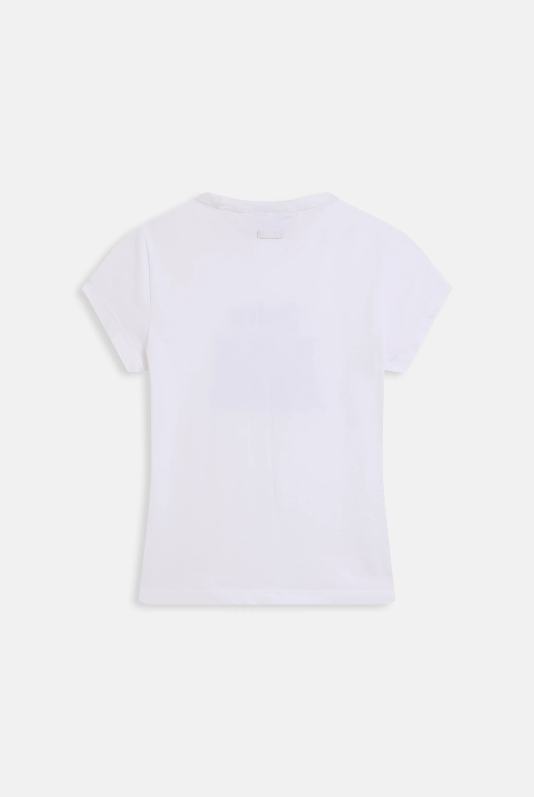 T-shirt Hilton Juicy Dog Crest lunga e aderente in jersey con logo stampato colore Bianco - Image 2