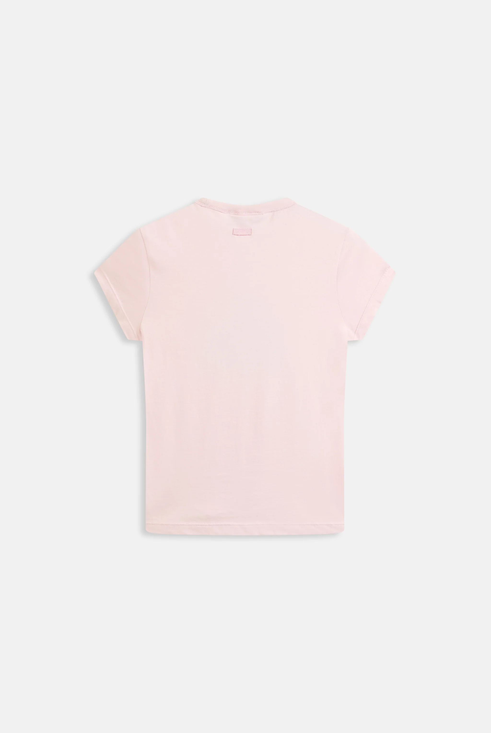 T-shirt Hilton Juicy Dog Crest lunga e aderente in jersey con logo stampato colore Rosa - Image 2