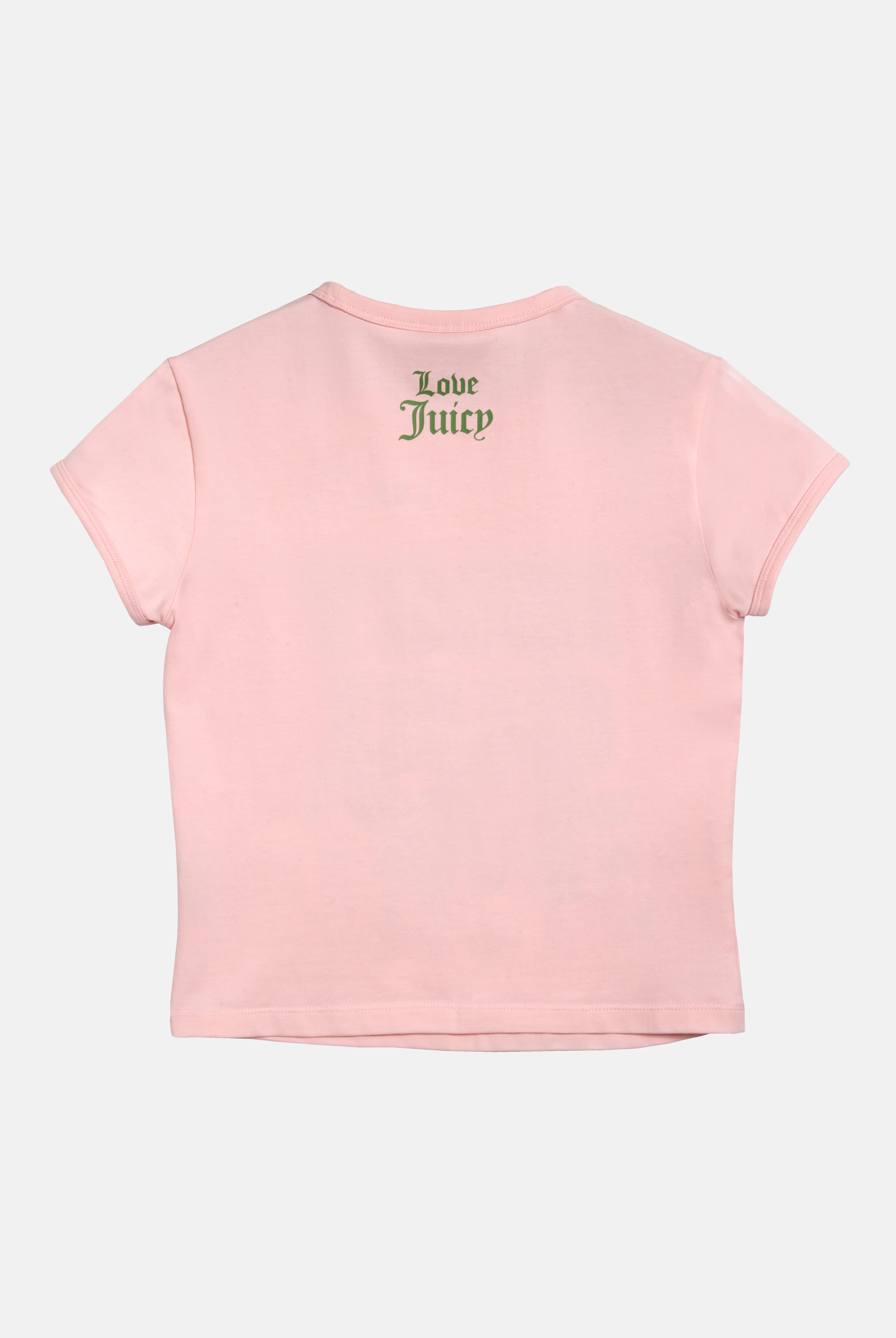 T-shirt in jersey con stampa 'JUICY GIRL FOREVER' colore rosa - Image 2