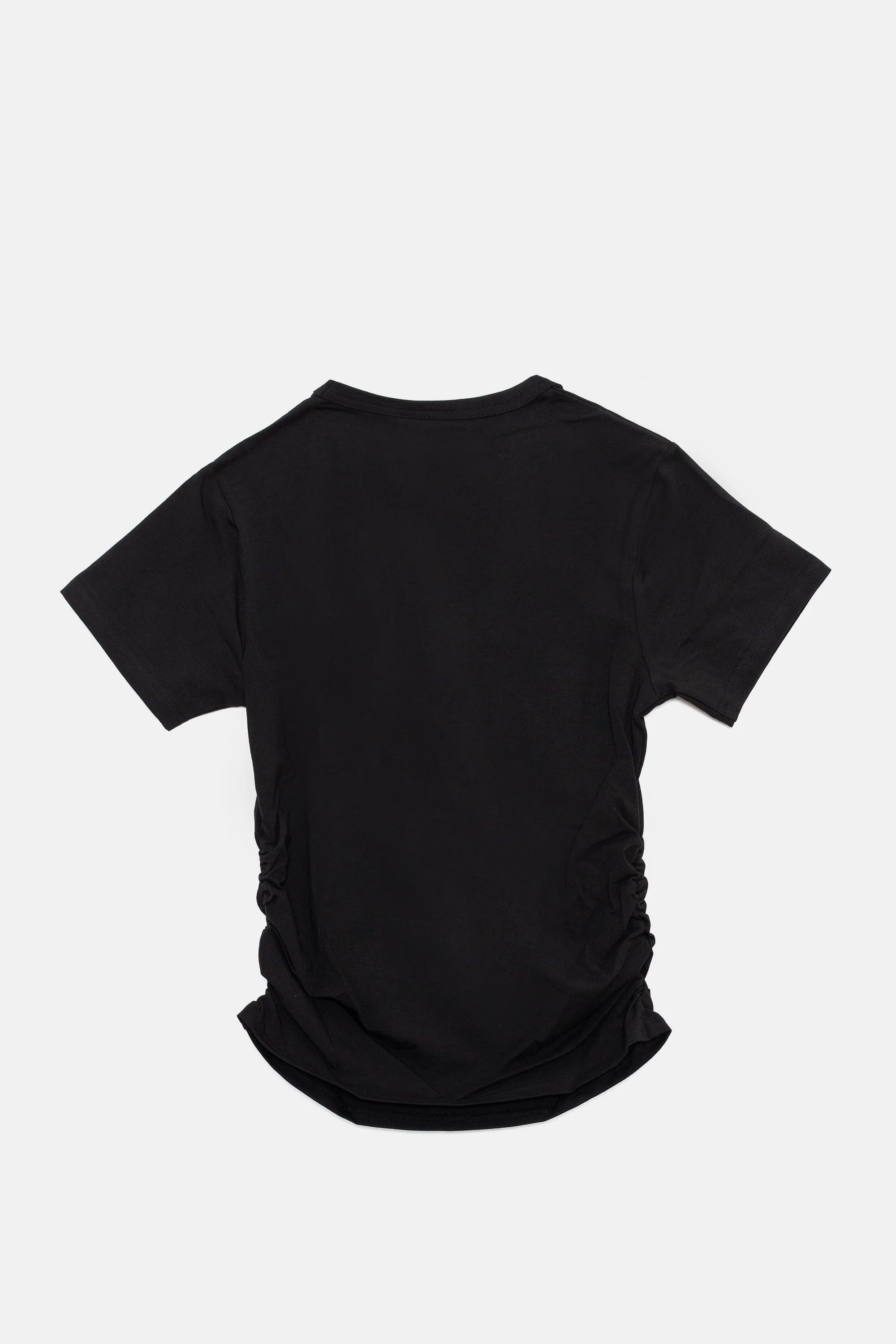 T-shirt Juicy aderente e arricciata con logo Juicy in strass colore Nero - Image 3