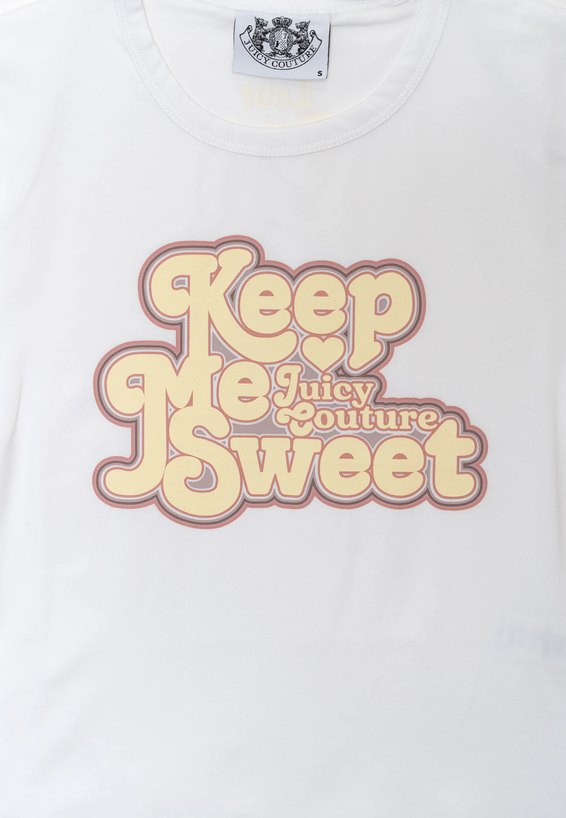 T-shirt Juicy in jersey con stampa lettering frontale colore Bianco - Image 3