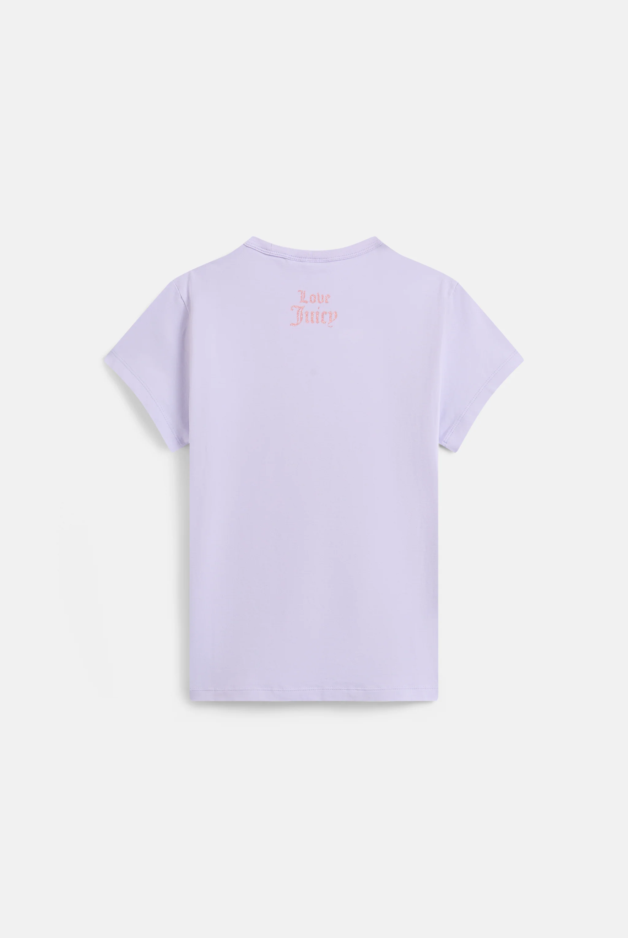 T-shirt Juicy in jersey con stampa lettering frontale colore Lilla - Image 2