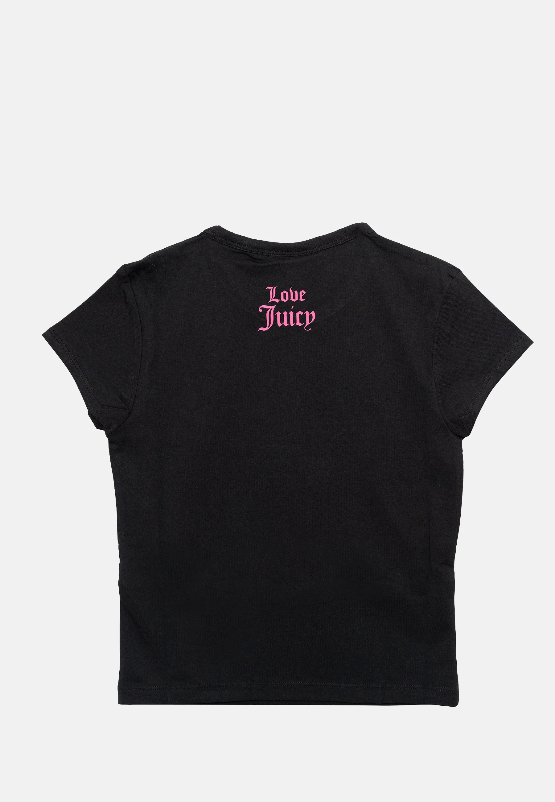 T-shirt Juicy in jersey con stampa lettering frontale colore Nero - Image 2