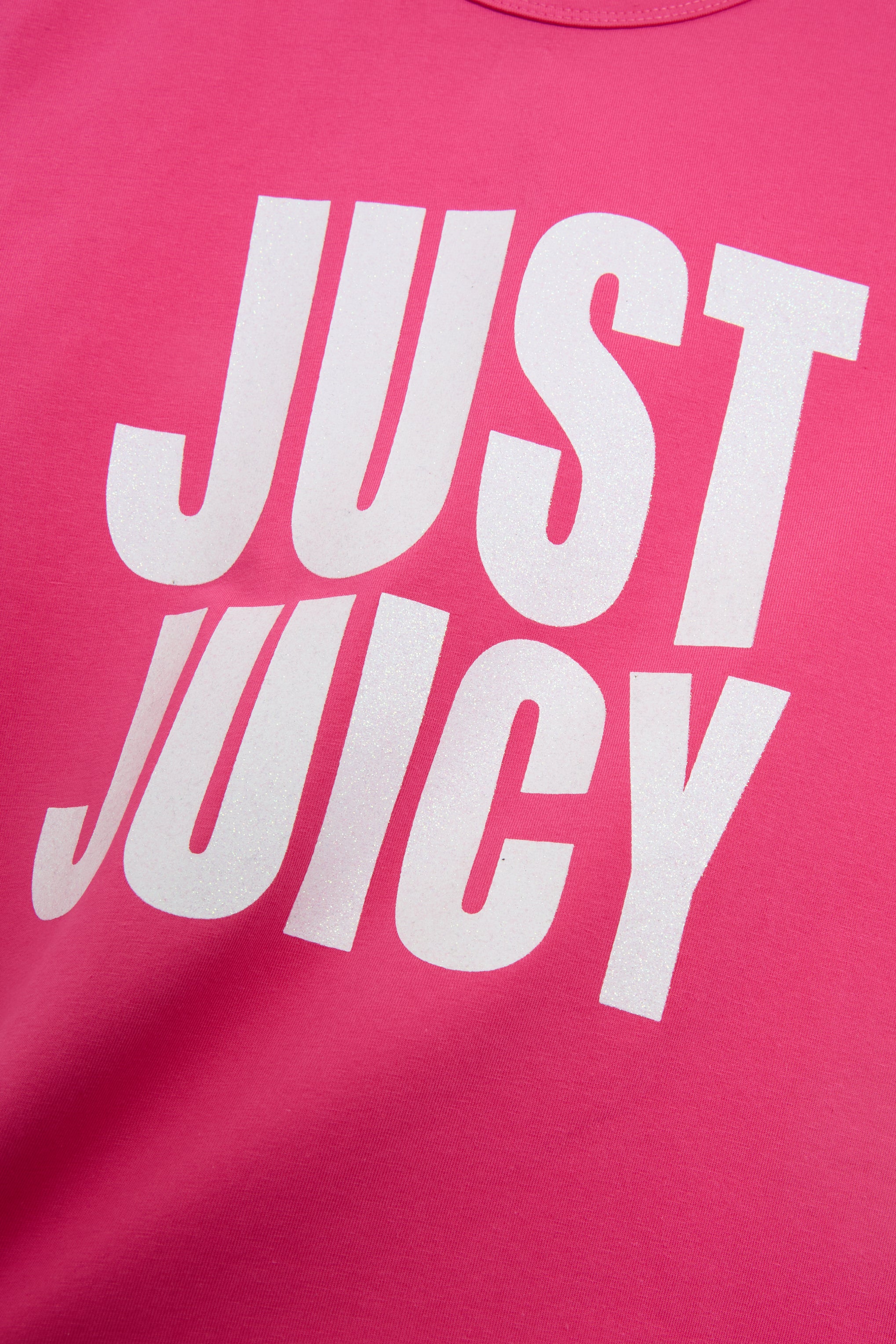T-Shirt Just Juicy Fuxia con logo - Image 5