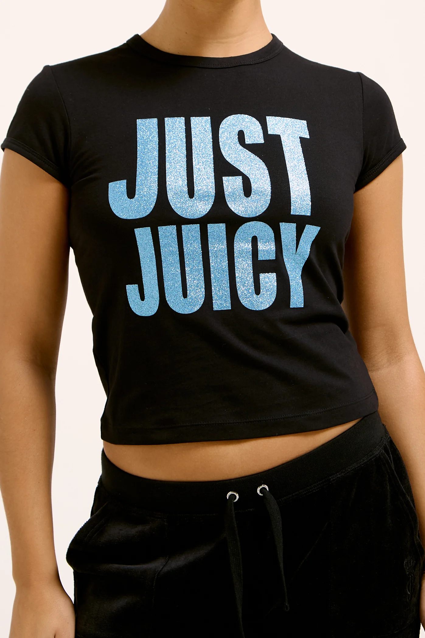T-Shirt Just Juicy Nera con logo - Image 3