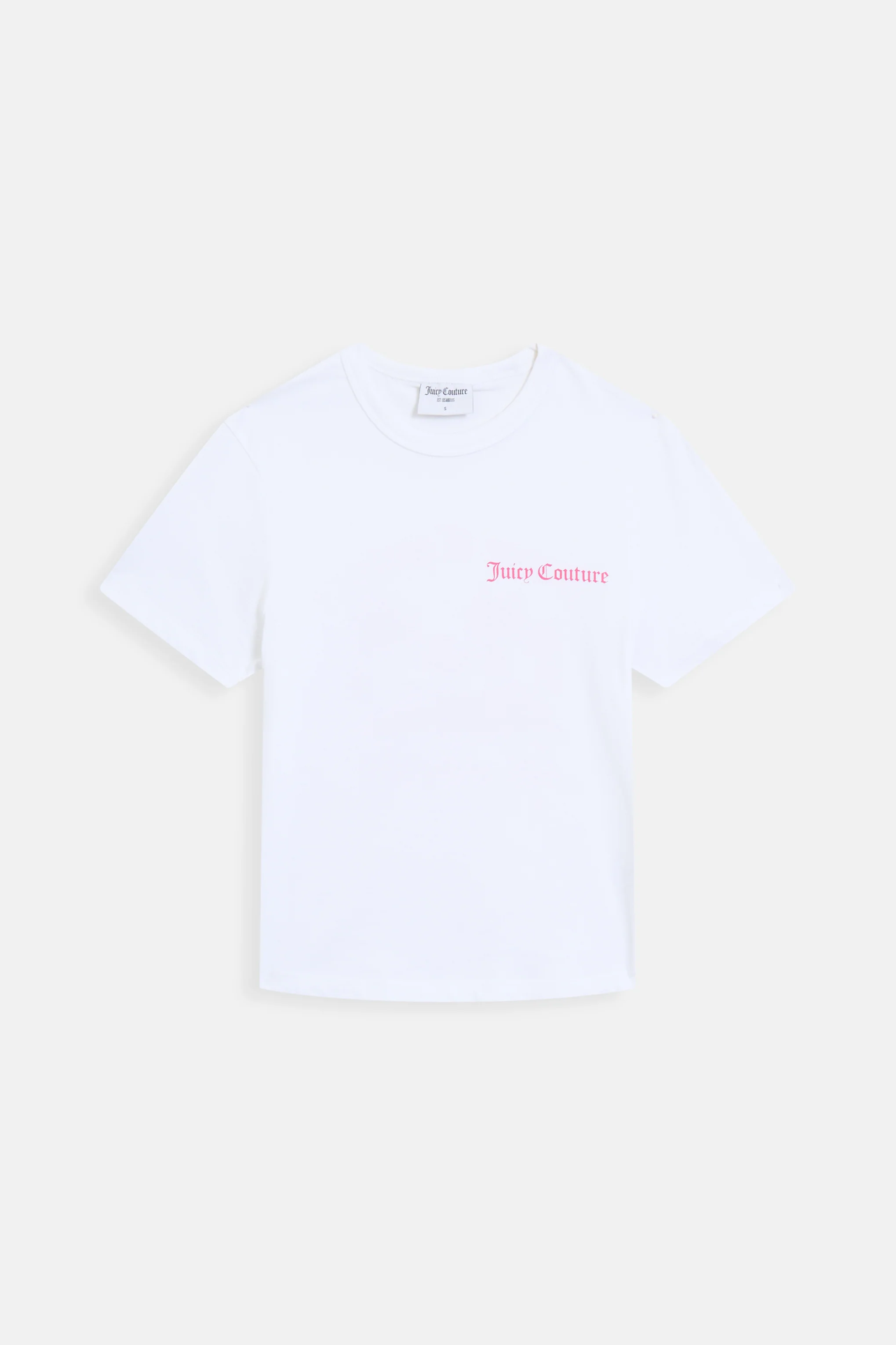 T-Shirt La Beach Bianca con maxi logo sul retro
