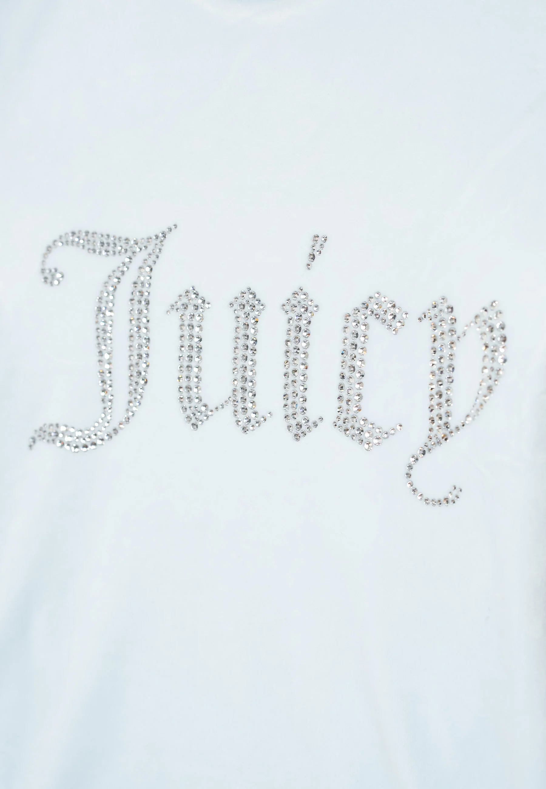 T-Shirt Taylor Celeste con logo strass - Image 5