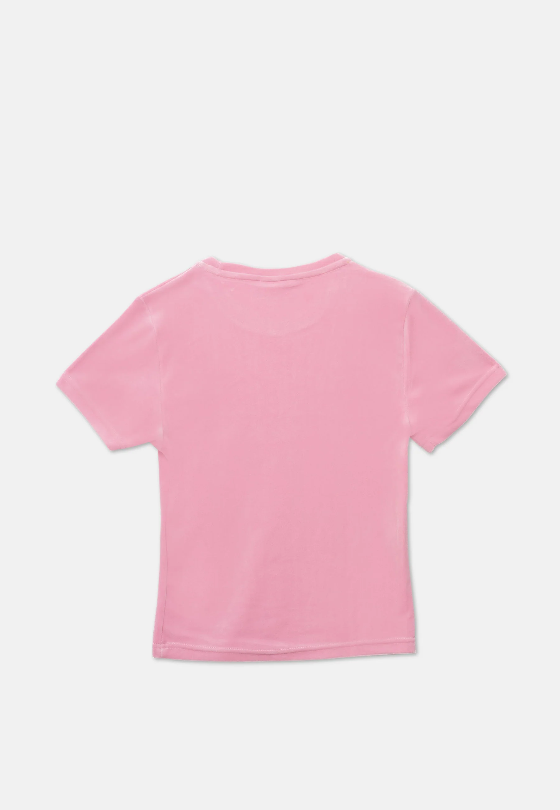 T-Shirt Taylor Rosa confetto con logo strass - Image 2
