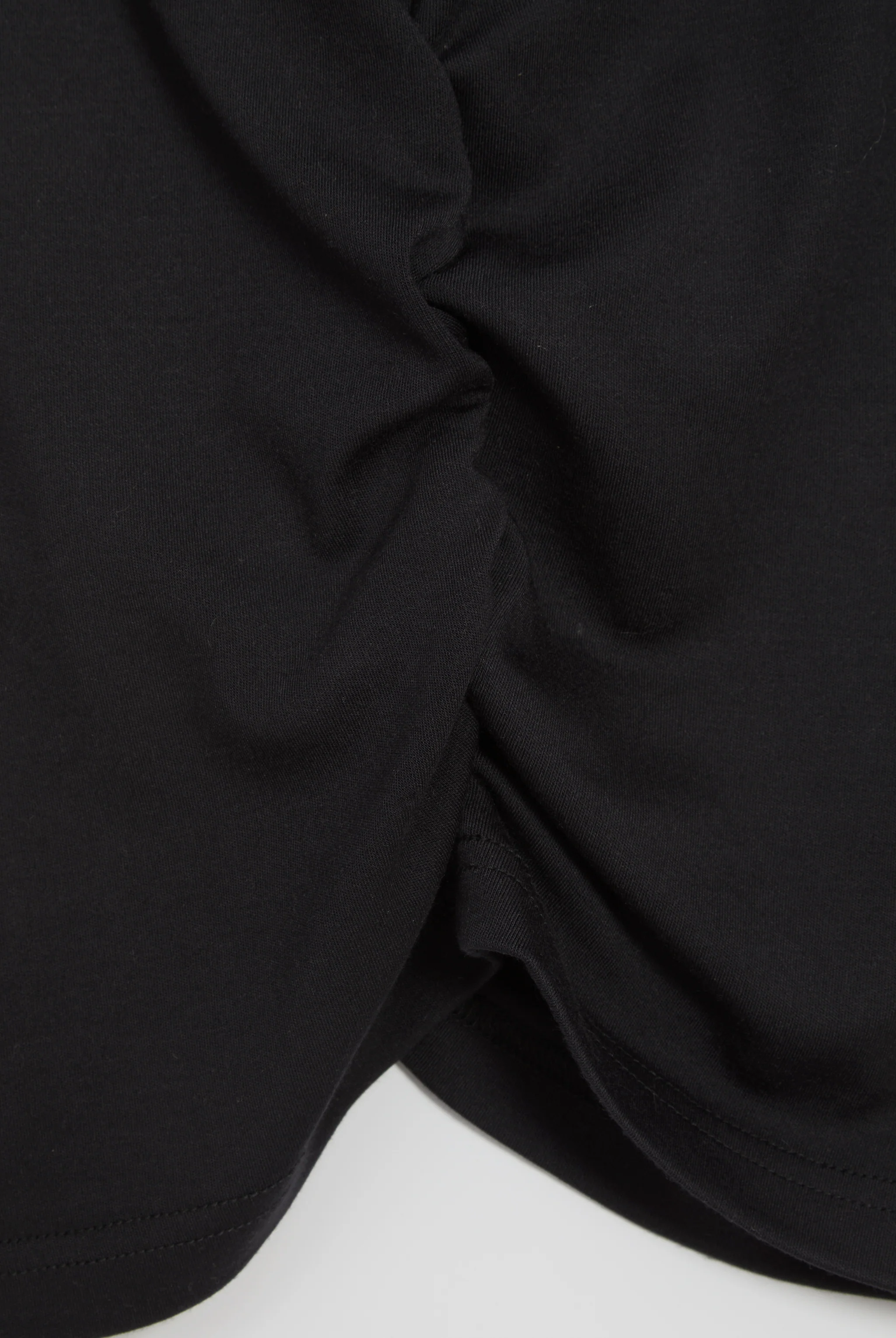 Top monospalla Nella Nero con logo strass - Image 7