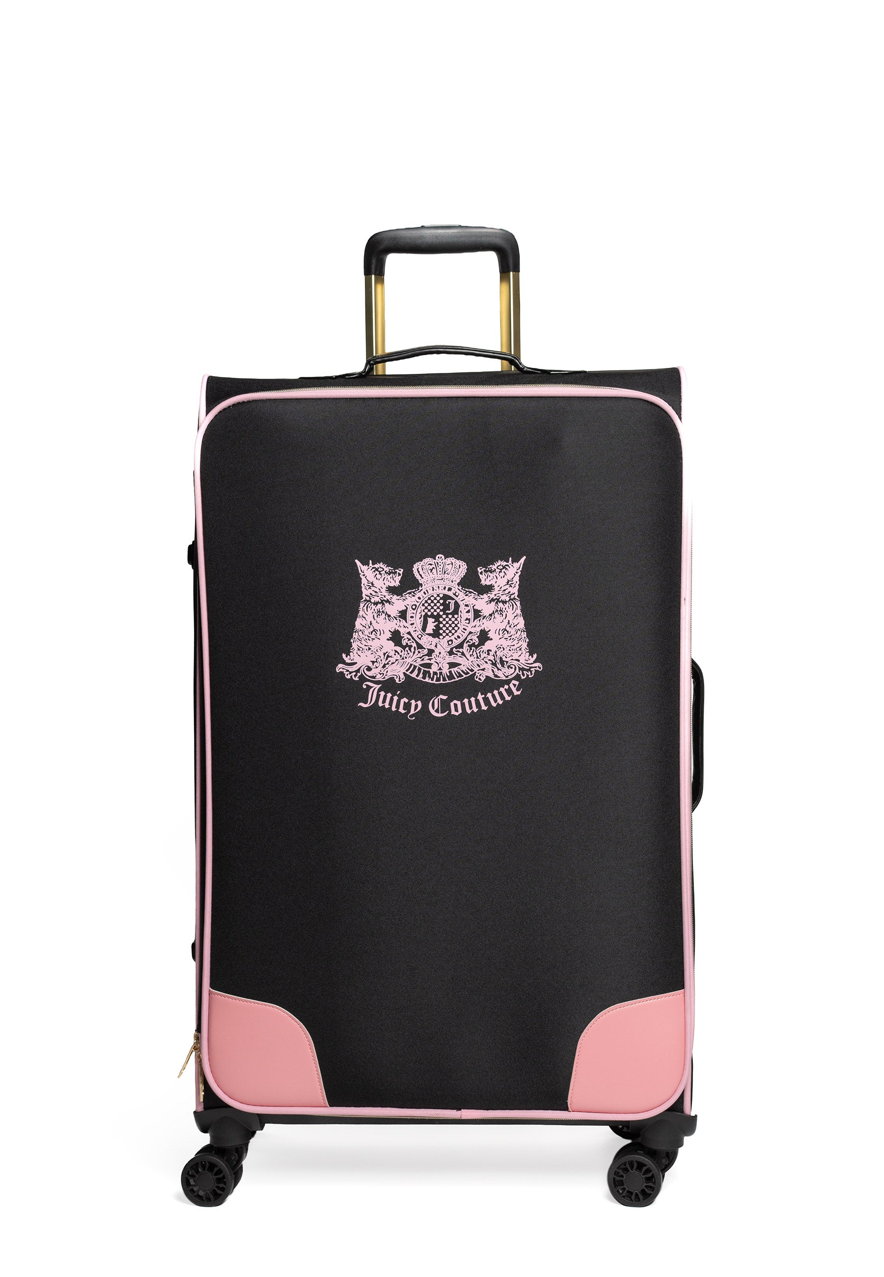 Trolley Grande Juicy Couture con logo stemma frontale colore Nero