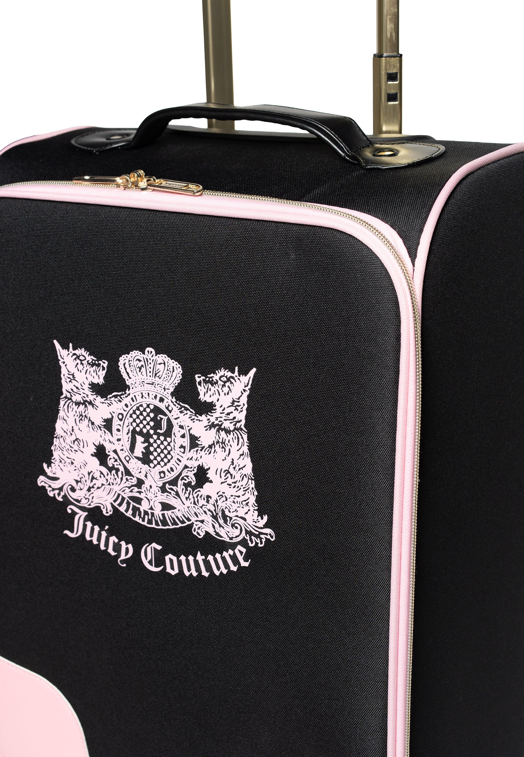 Trolley Grande Juicy Couture con logo stemma frontale colore Nero - Image 10