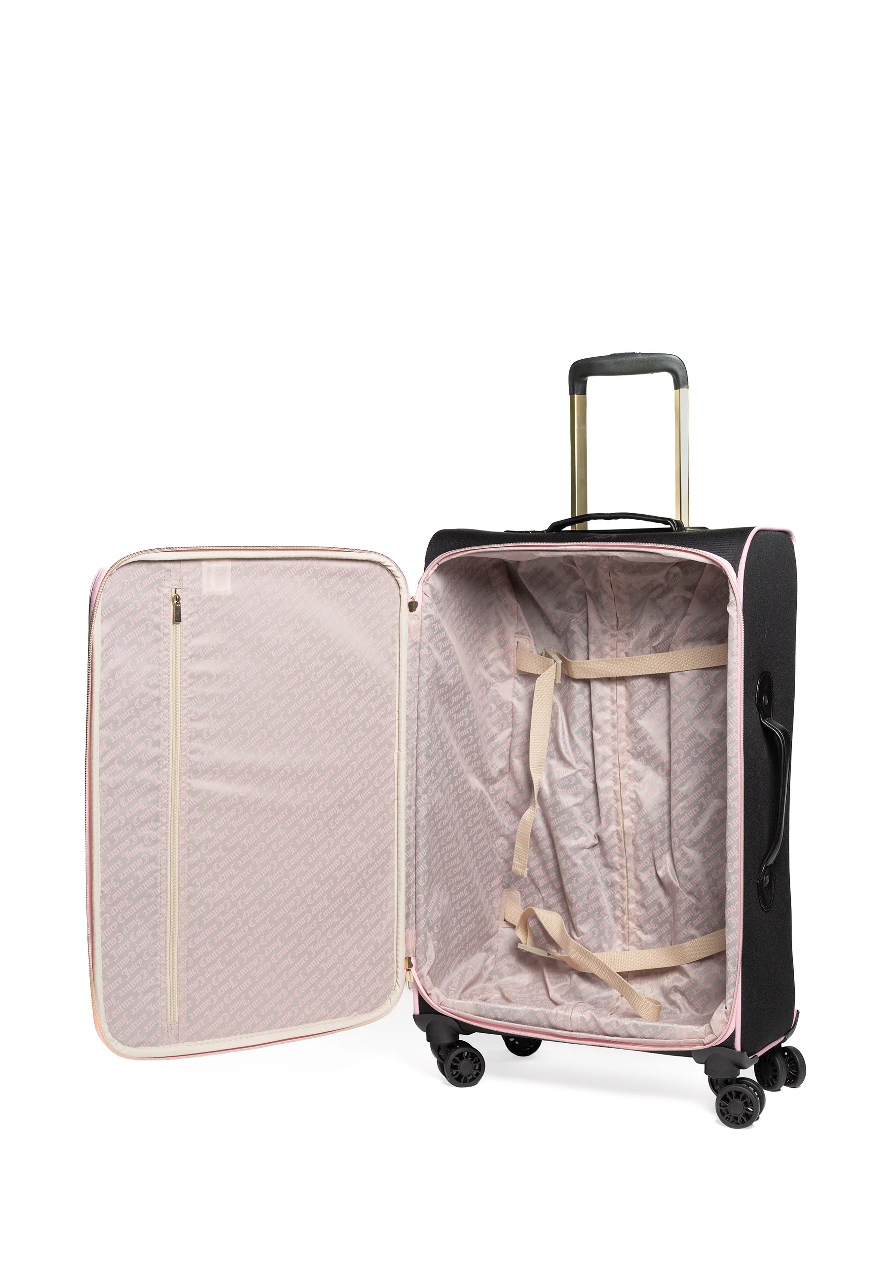 Trolley Grande Juicy Couture con logo stemma frontale colore Nero - Image 8