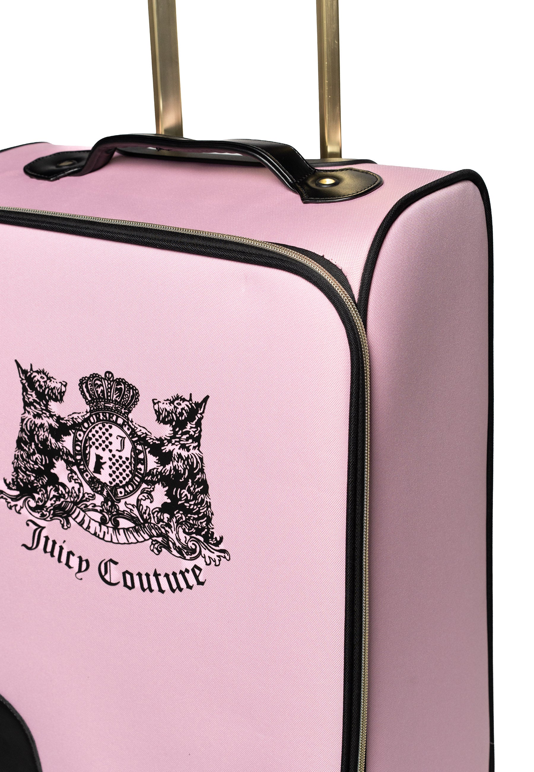 Trolley Grande Juicy Couture con logo stemma frontale colore Rosa - Image 11