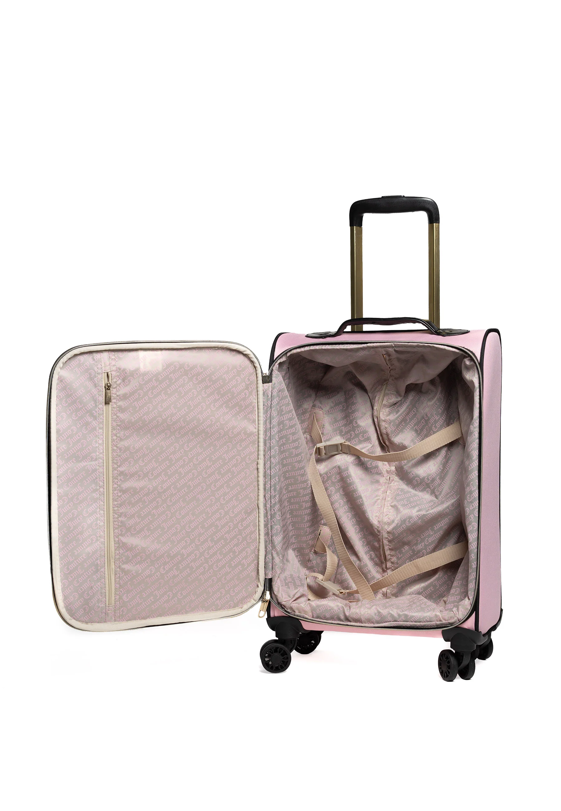 Trolley Grande Juicy Couture con logo stemma frontale colore Rosa - Image 12
