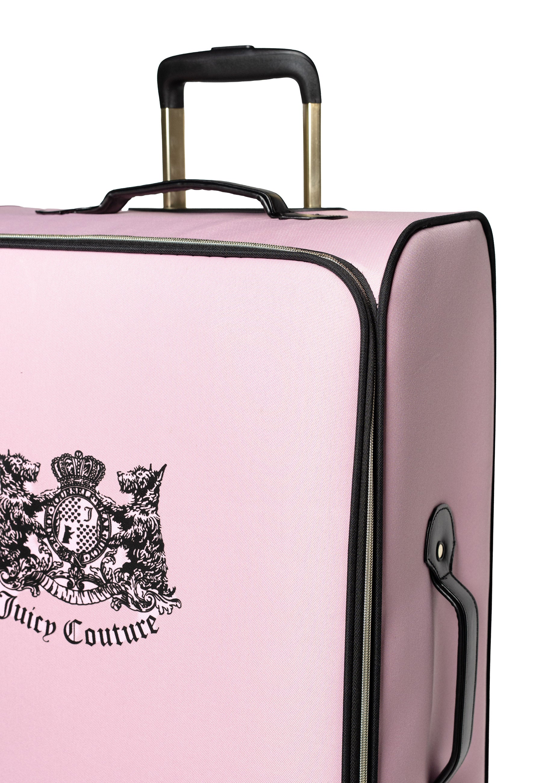 Trolley Grande Juicy Couture con logo stemma frontale colore Rosa - Image 3